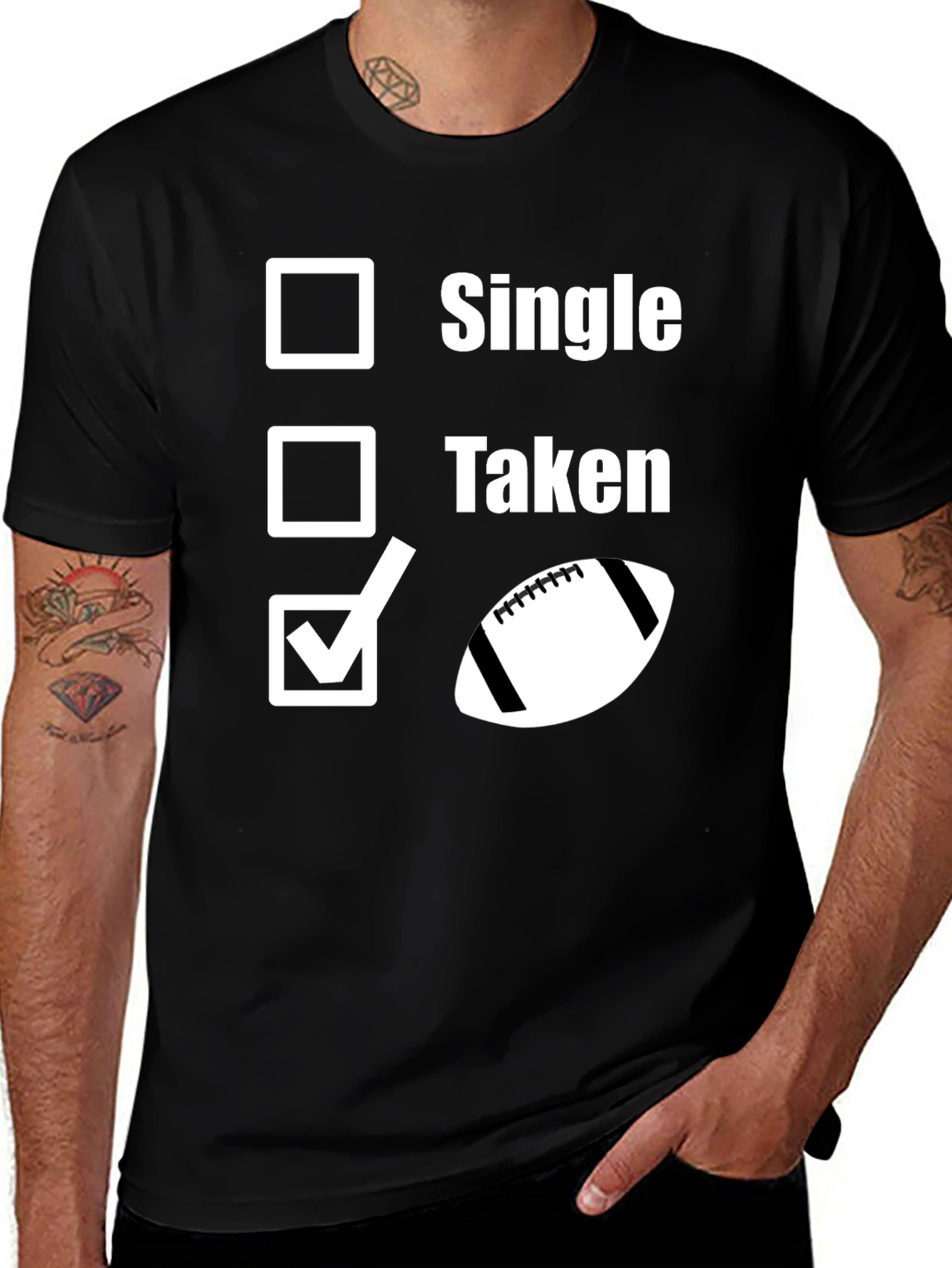 Variant 27 of Football Obsessed T-Shirt - Single, Taken By Football