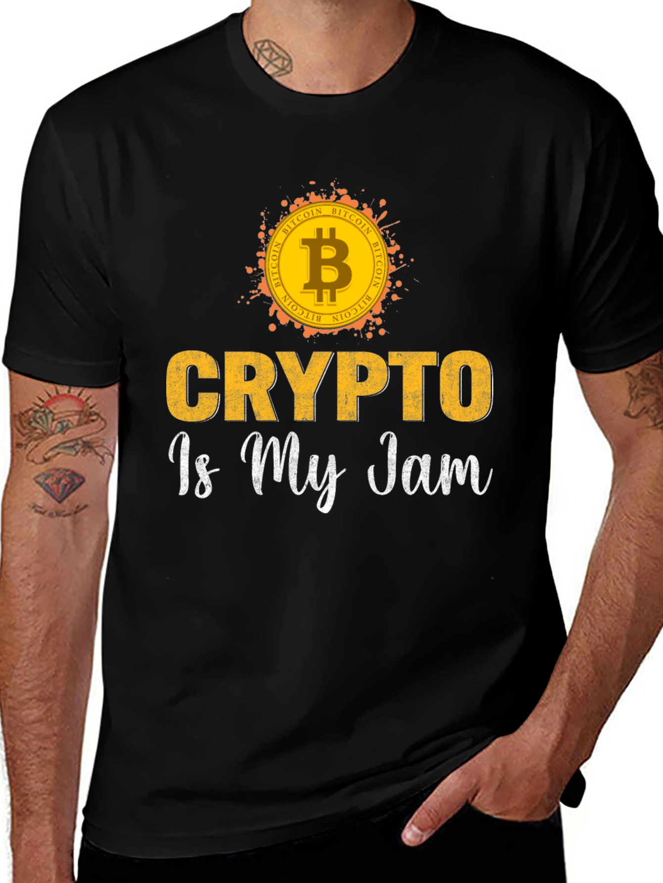 Variant 24 of Crypto is My Jam Graphic Tee