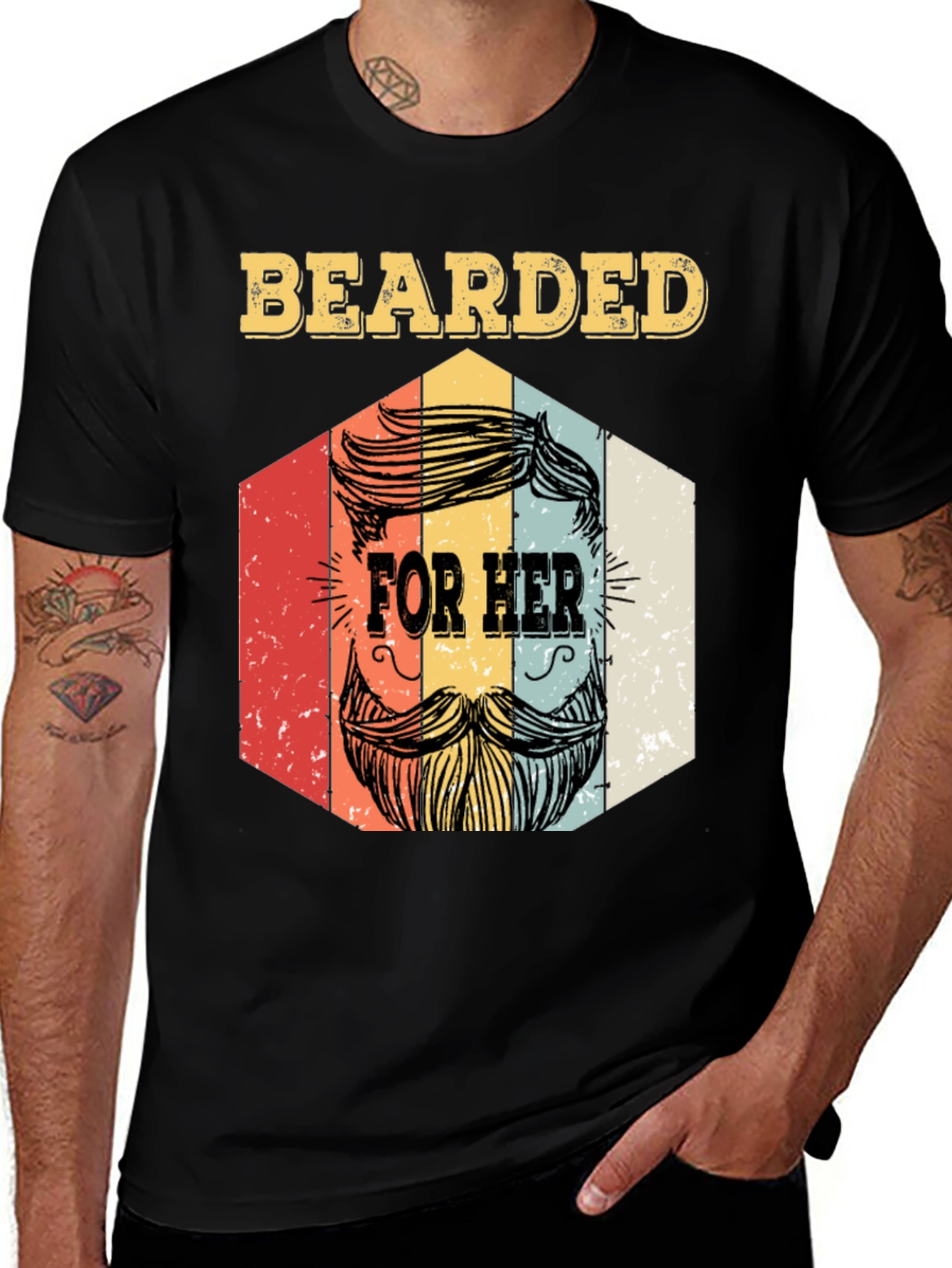 Variant 25 of Bearded For Her Graphic Tee