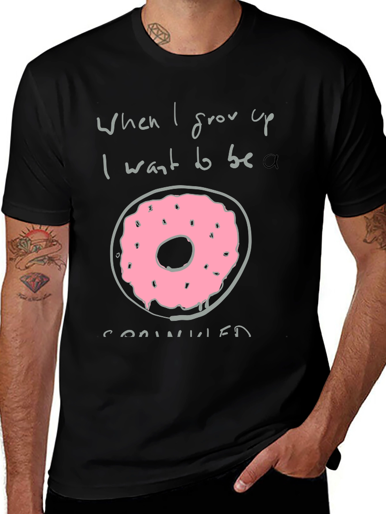 Variant 13 of Sprinkled Donut Graphic Tee