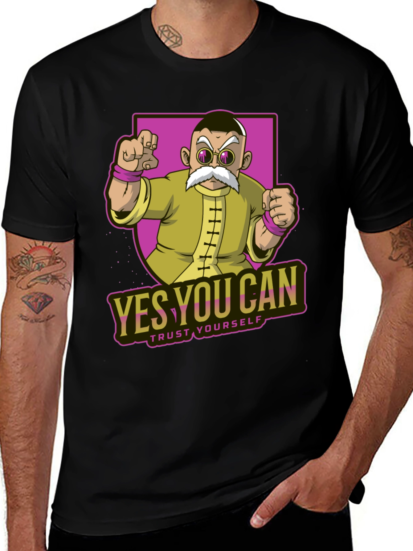 Variant 17 of Yes You Can T-Shirt: Dragon Ball Master Roshi Graphic Tee
