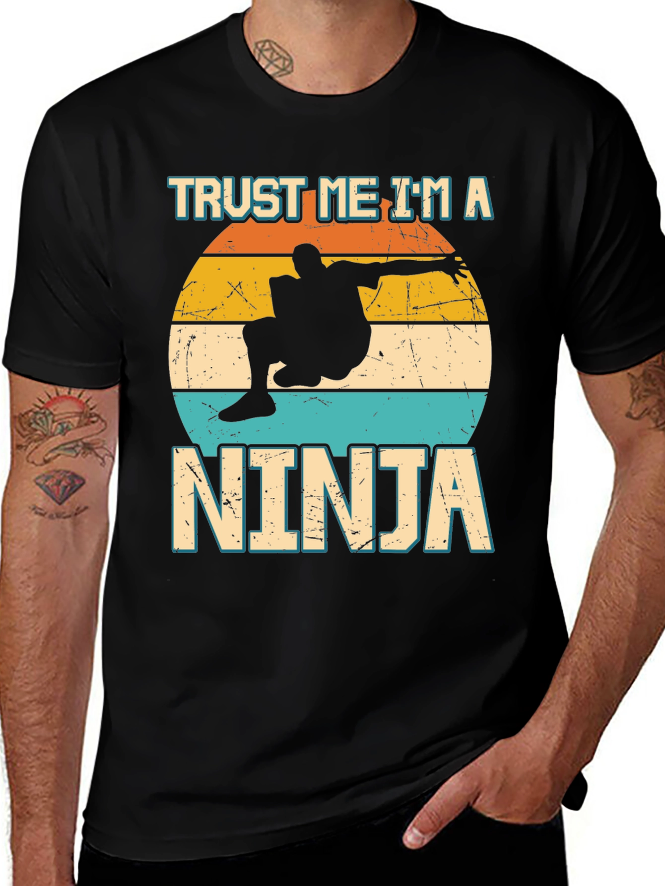 Variant 28 of Trust Me I'm a Ninja T-Shirt Funny Novelty Tee