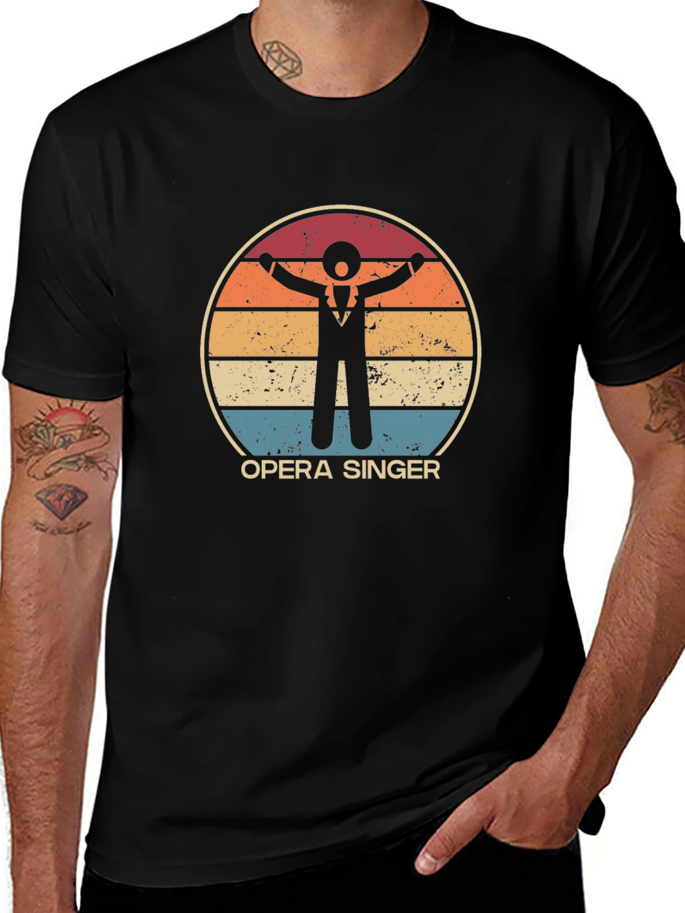 Variant 22 of Vintage Opera Singer T-Shirt - Retro Music Lover Tee