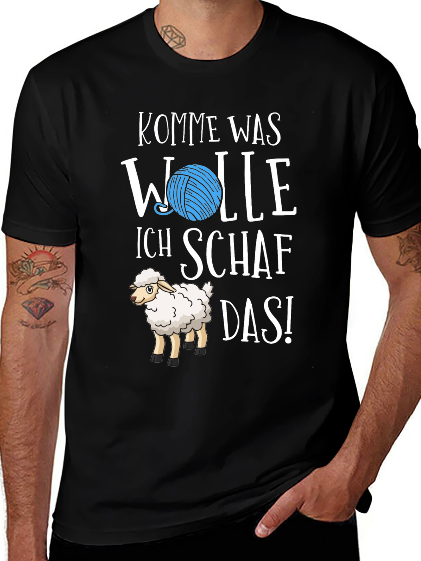 Variant 5 of Kommе Was Wolle Ich Schaaf Das! T-Shirt