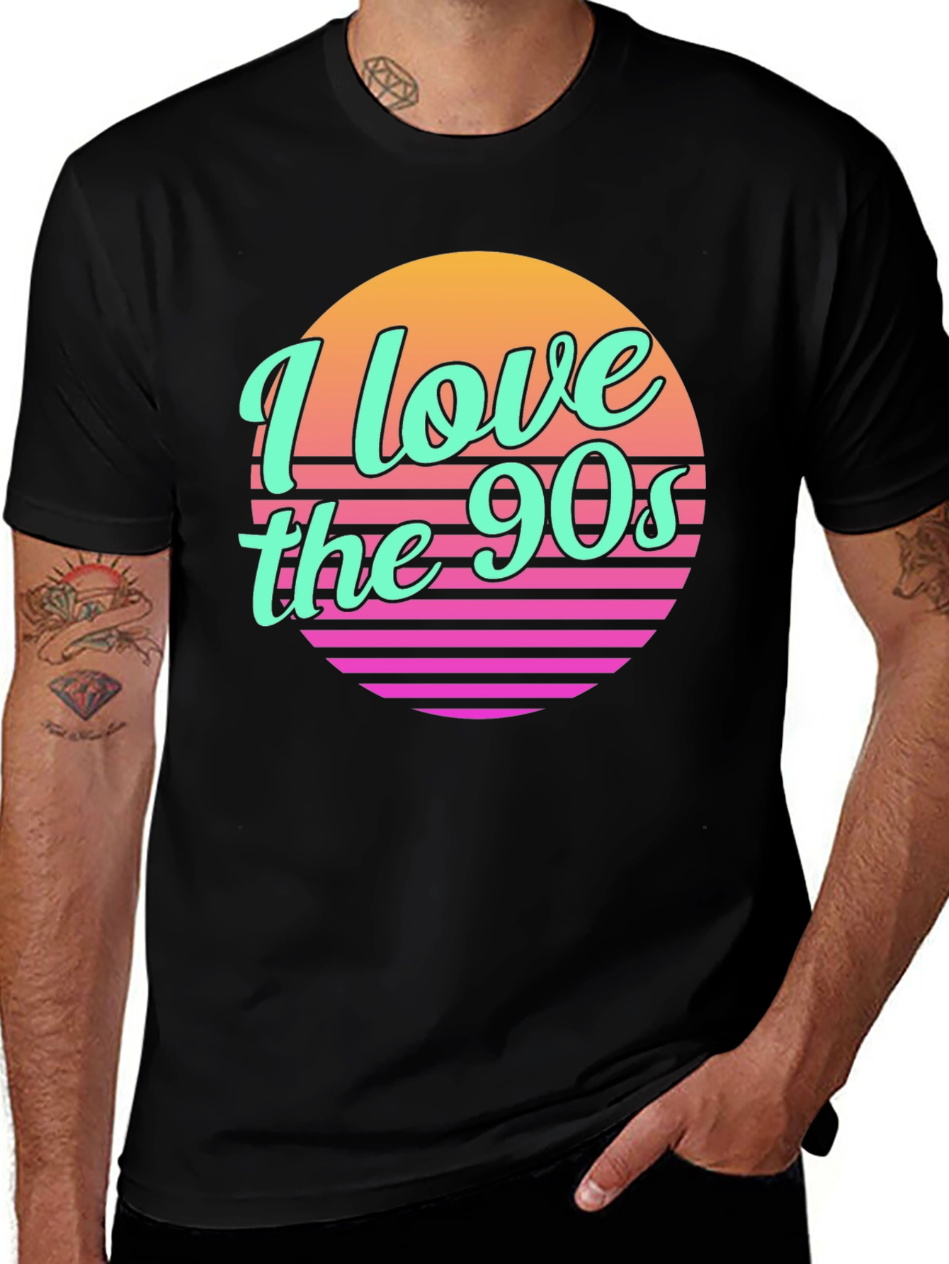 Variant 9 of I Love The 90s Retro Style T-Shirt