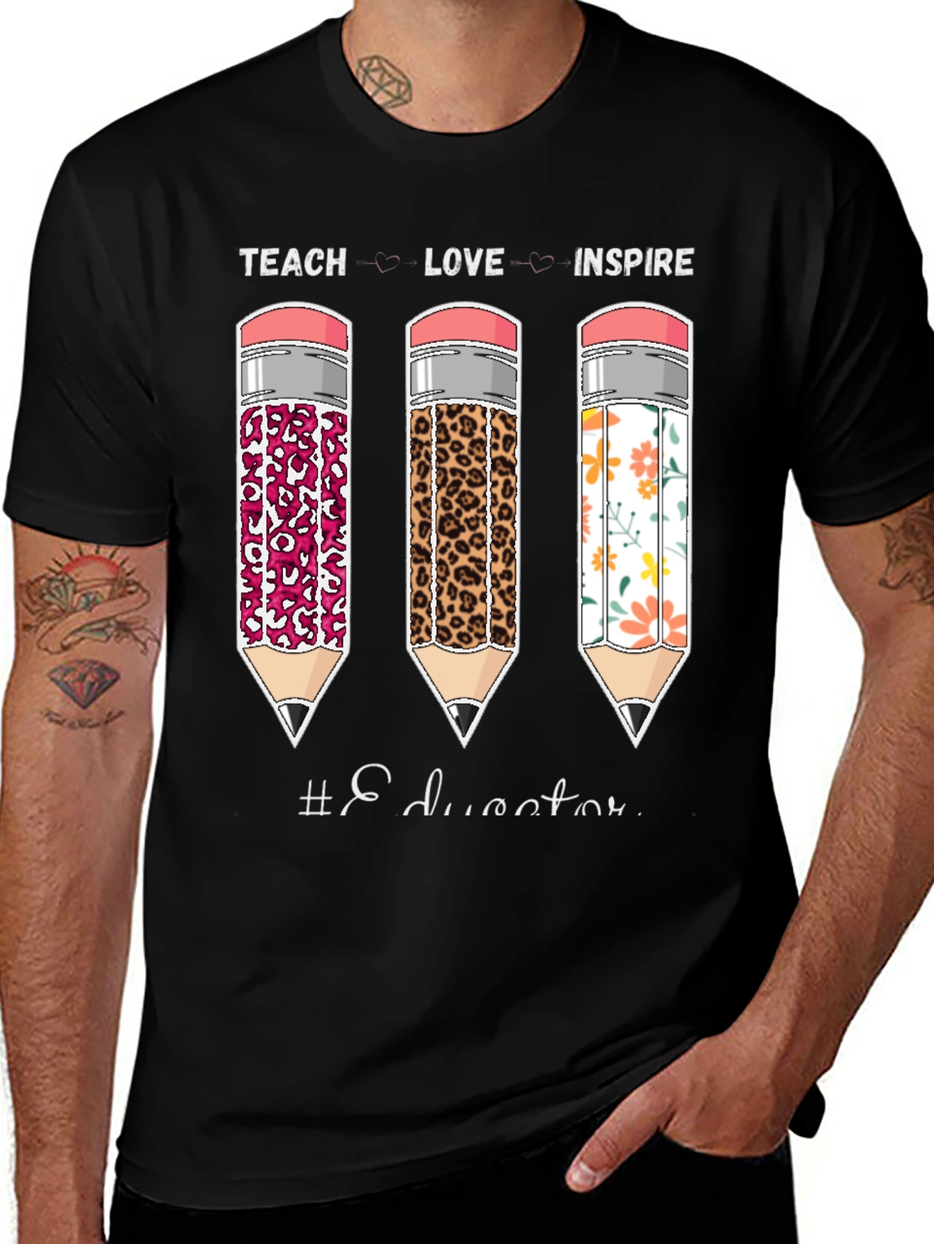 Teach Love Inspire Educator T-Shirt
