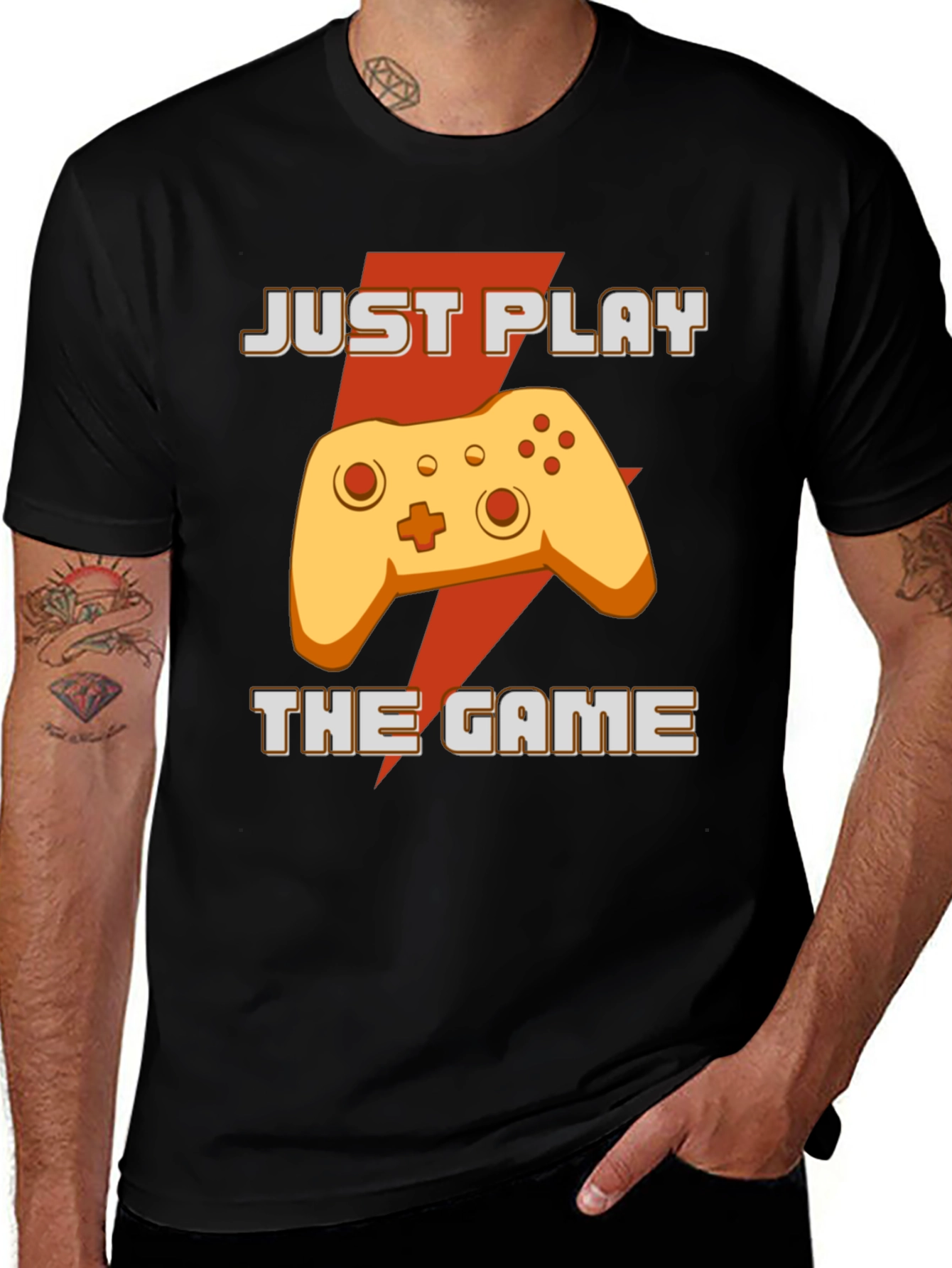 Just Play the Game T-Shirt: Gamer Style