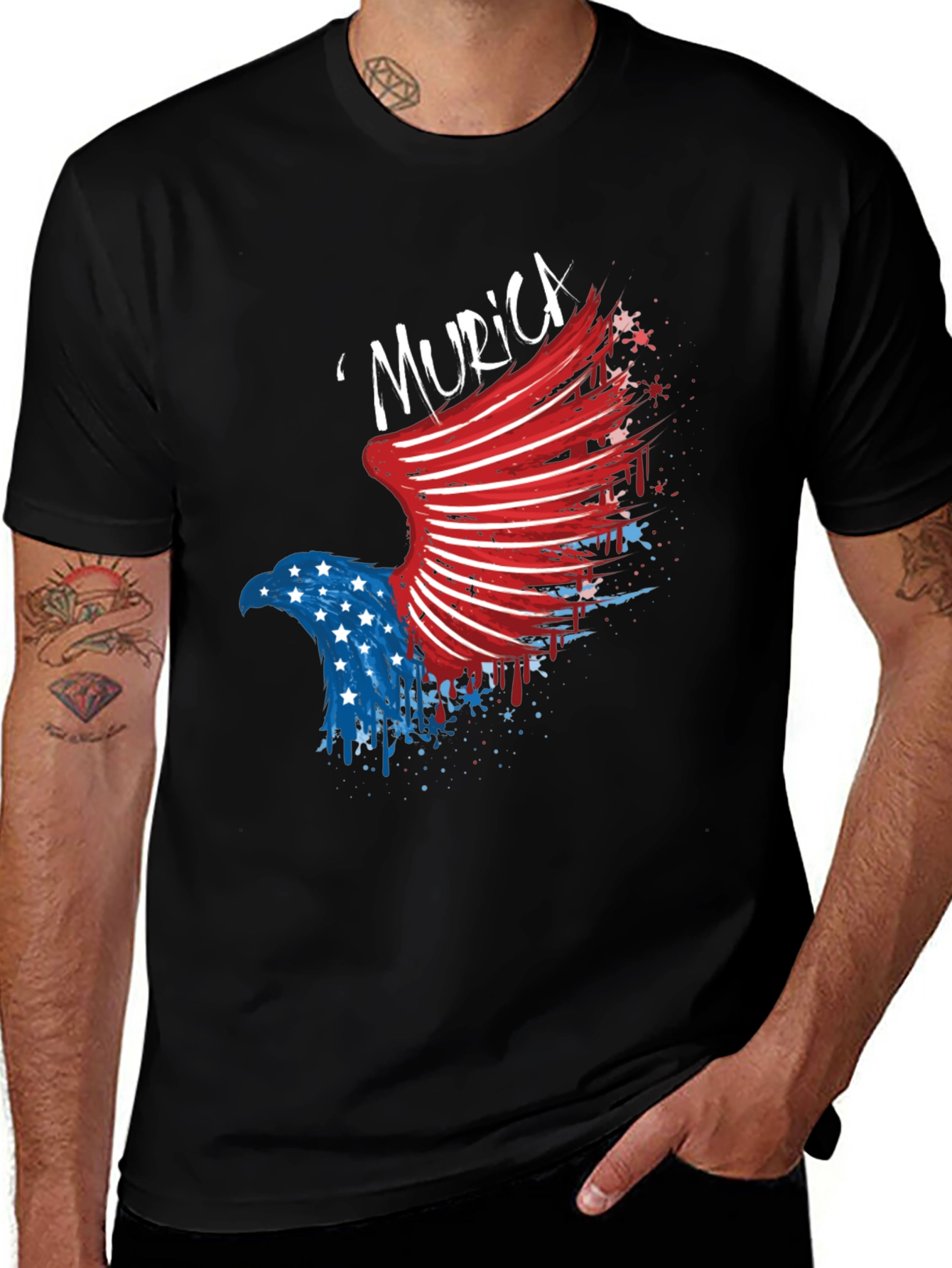 Variant 16 of Patriotic Eagle 'Murica T-Shirt