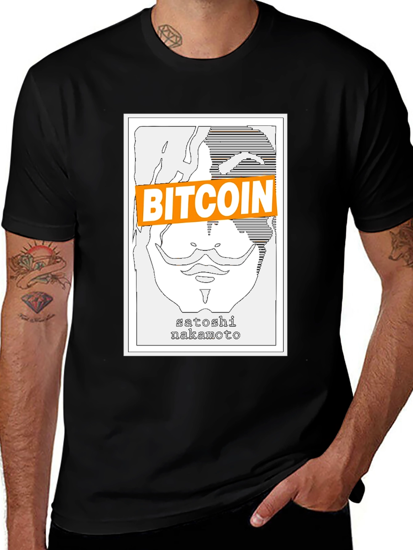 Bitcoin Satoshi Nakamoto T-Shirt - Crypto Tee