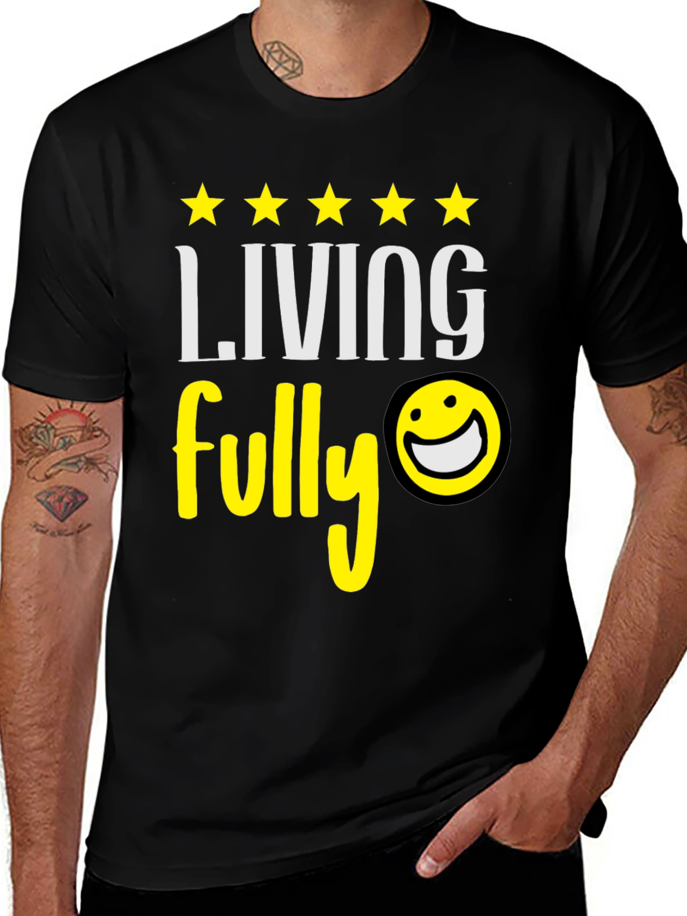 Variant 11 of Living Fully Graphic T-Shirt