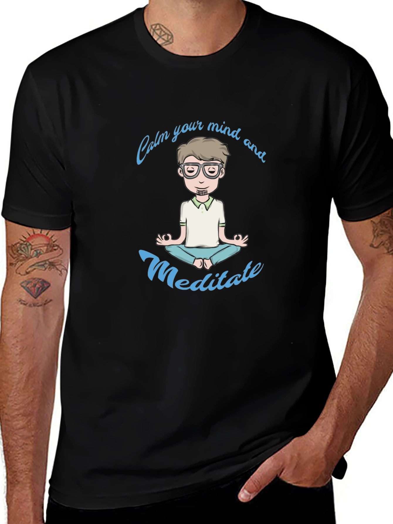 Variant 18 of Calm Your Mind Meditate T-Shirt