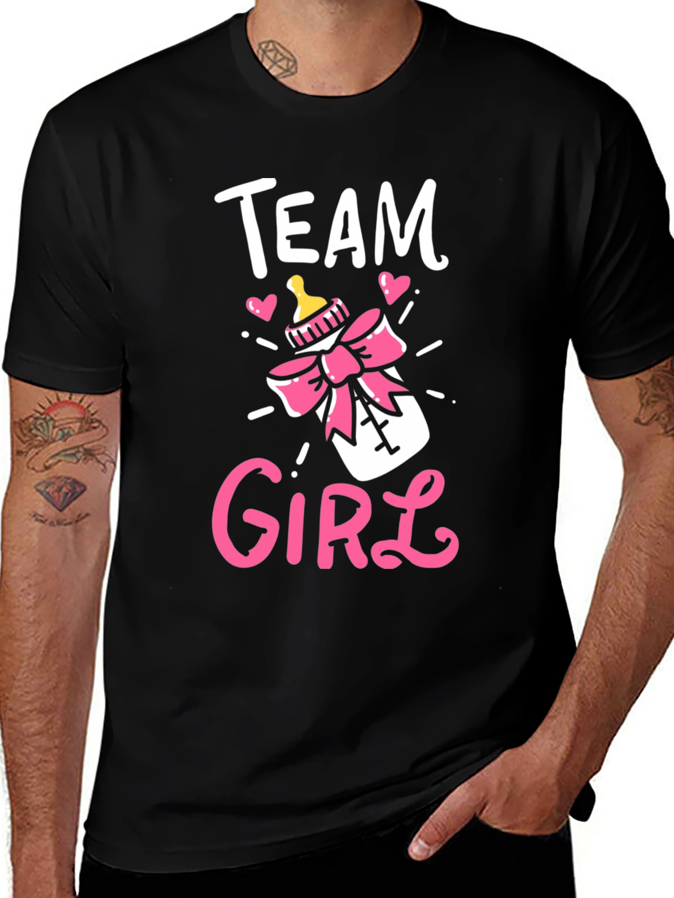 Team Girl Gender Reveal T-Shirt