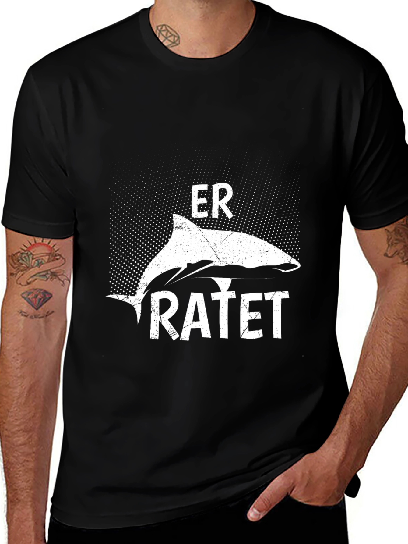 ER RATET Graphic T-Shirt