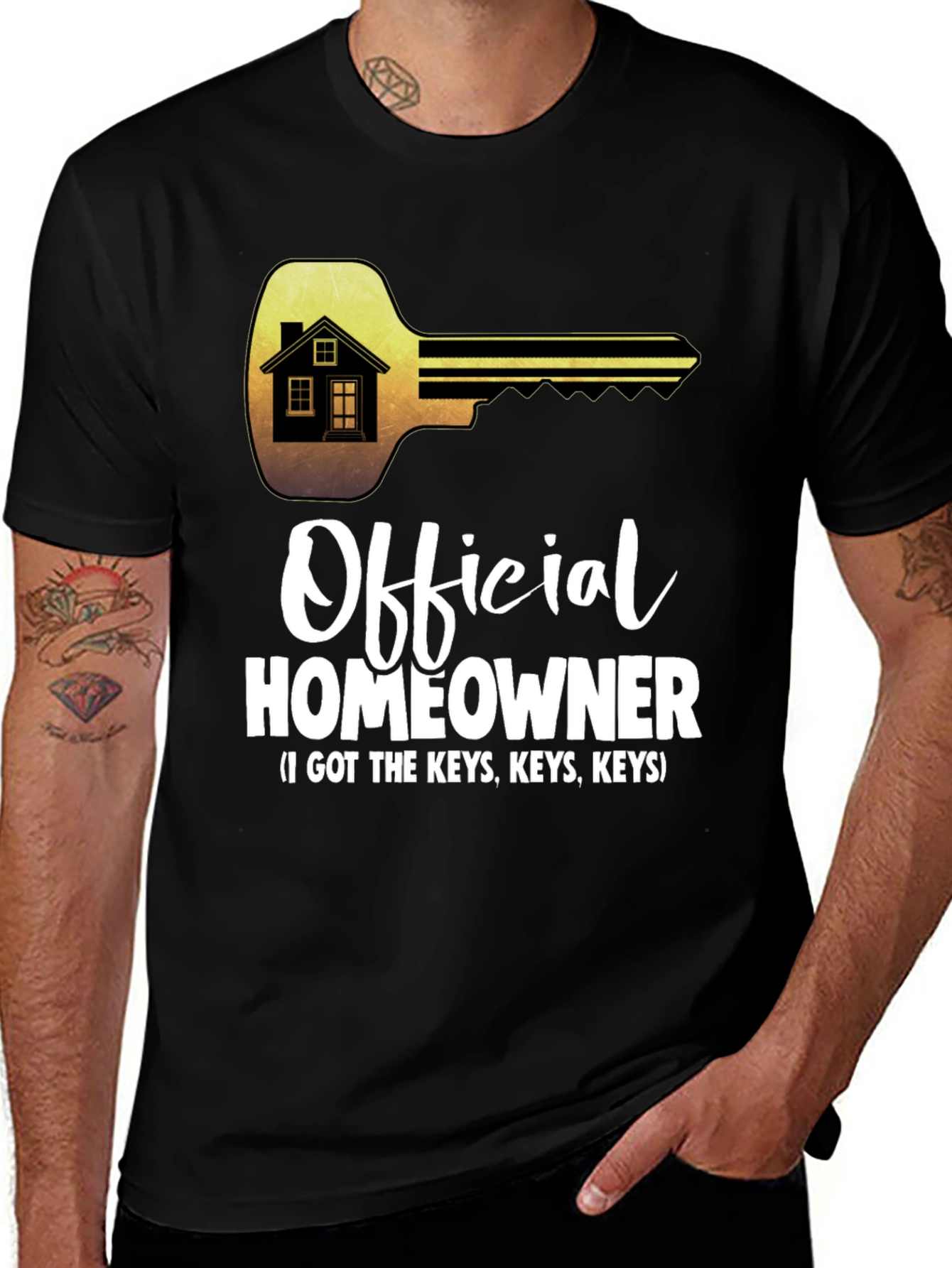 Variant 23 of Official Homeowner T-Shirt - Got the Keys Tee