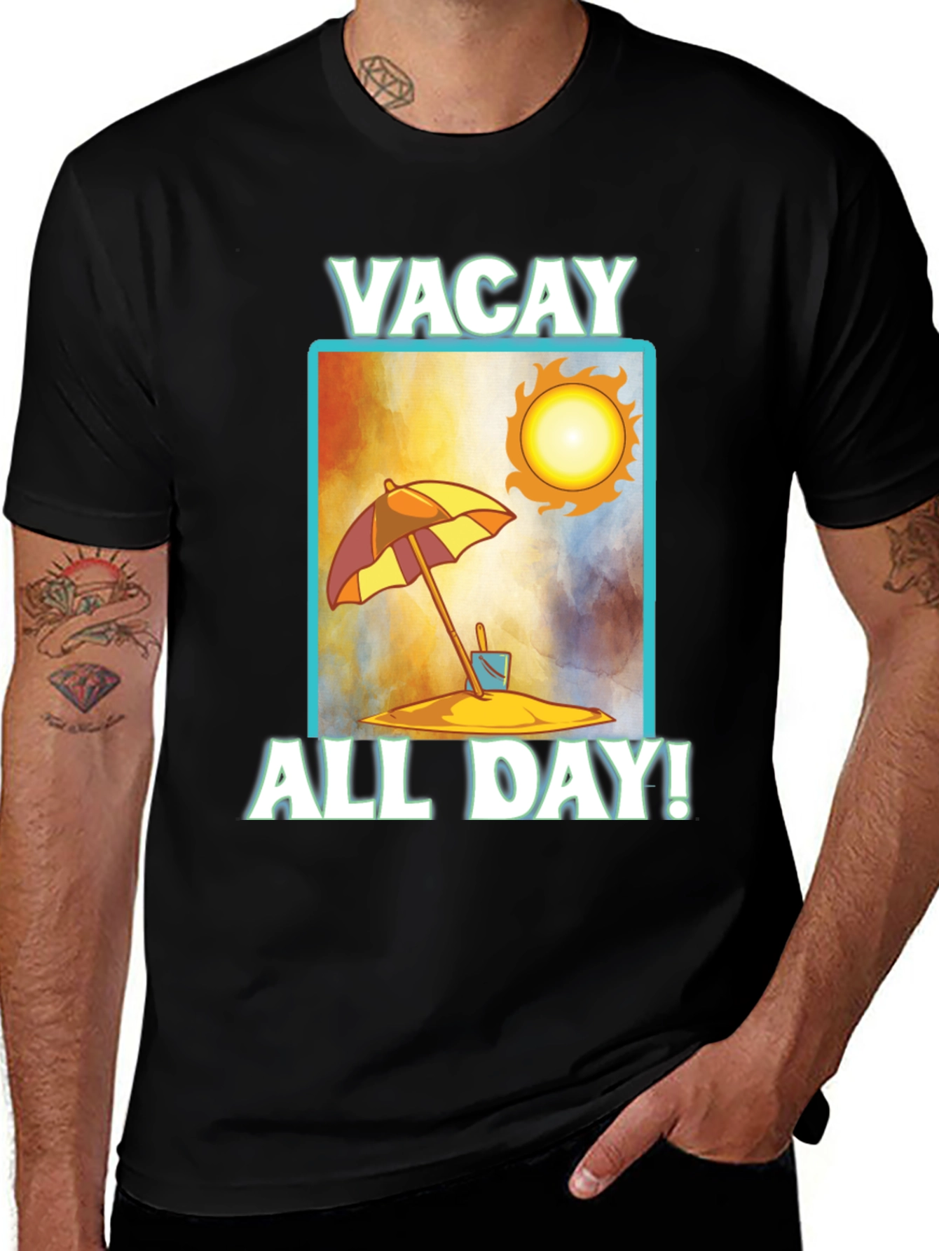 Vacay All Day T-Shirt - Summer Vacation Tee