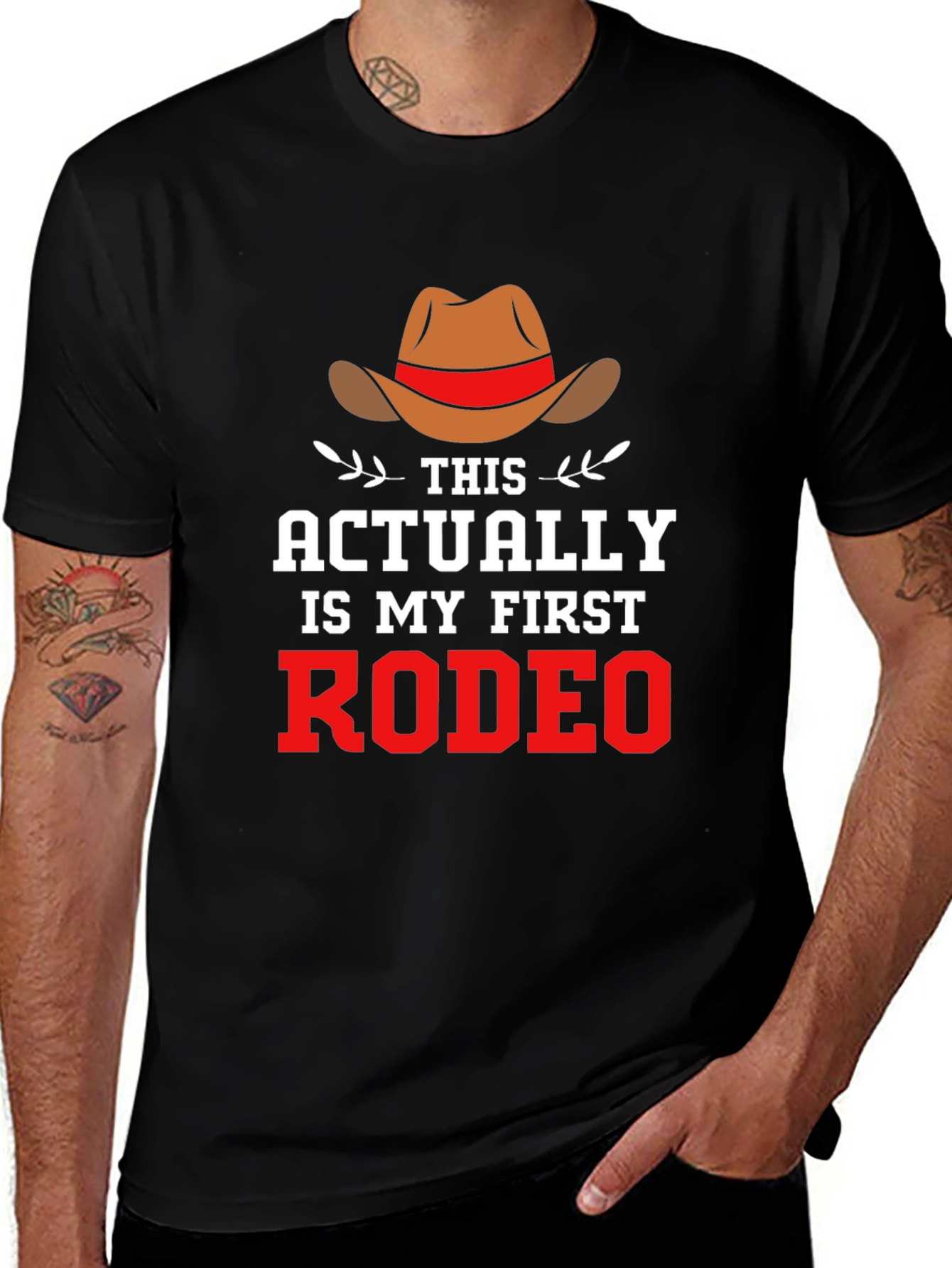 Variant 26 of First Rodeo Cowboy Graphic Tee