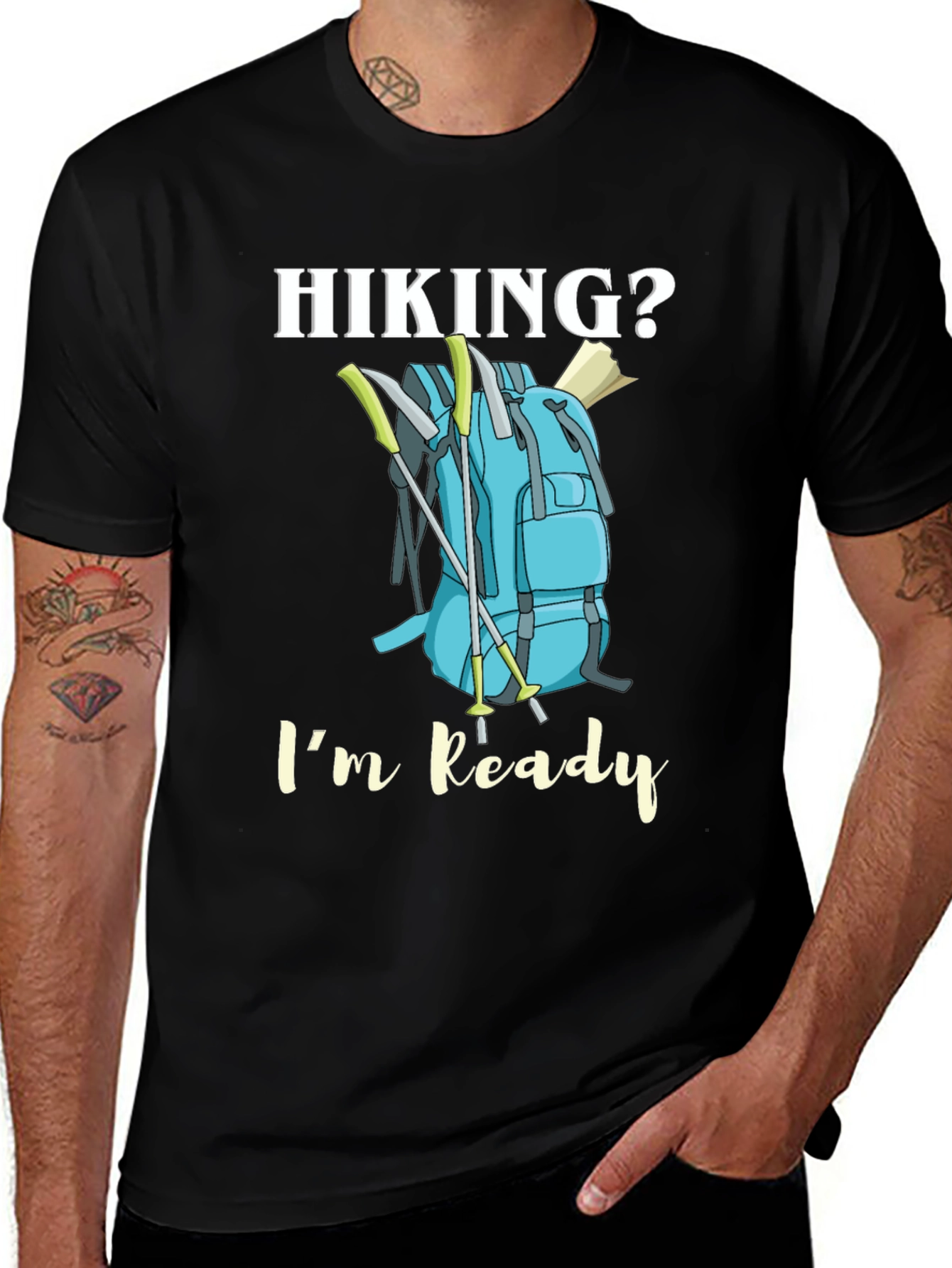 Variant 17 of Hiking Ready Graphic Tee