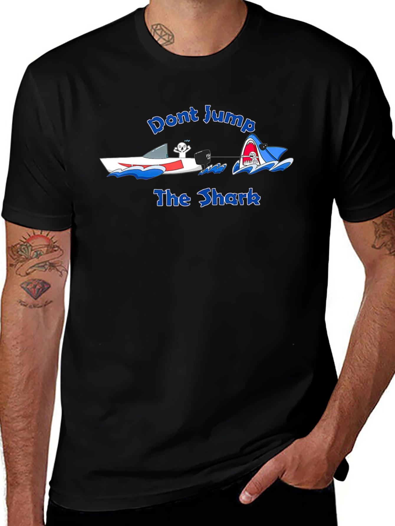 Variant 28 of Don't Jump the Shark Graphic T-Shirt