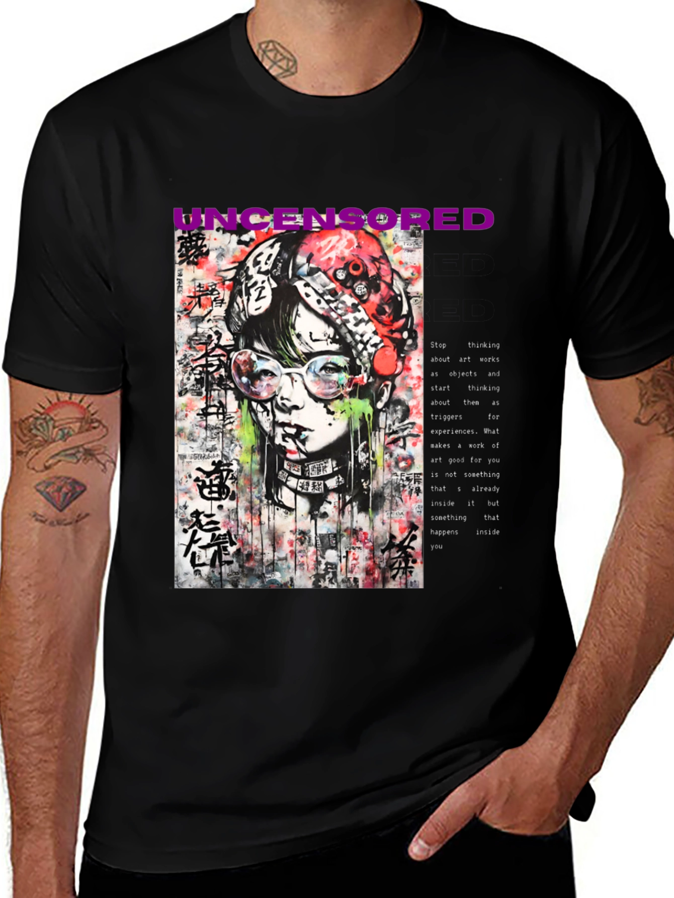 Variant 22 of Uncensored Street Art Graphic Tee