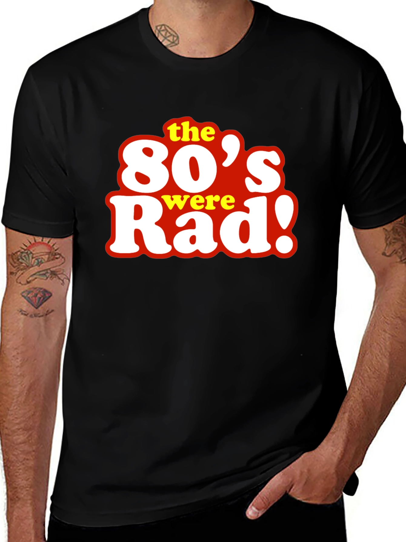 Variant 23 of The 80's Were Rad! Graphic T-Shirt - Retro Style