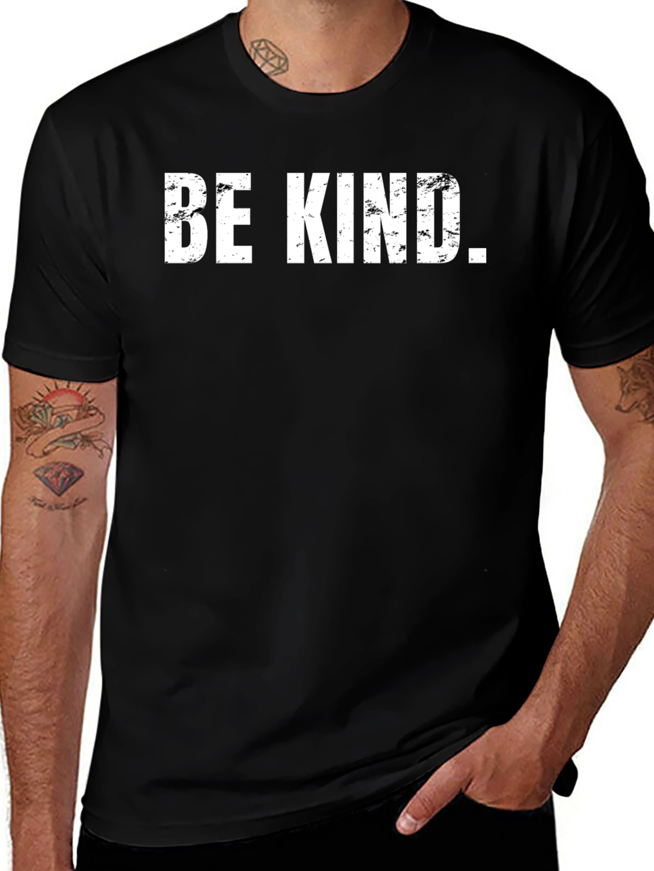 Variant 30 of Be Kind T-Shirt - Short Sleeve Crew Neck