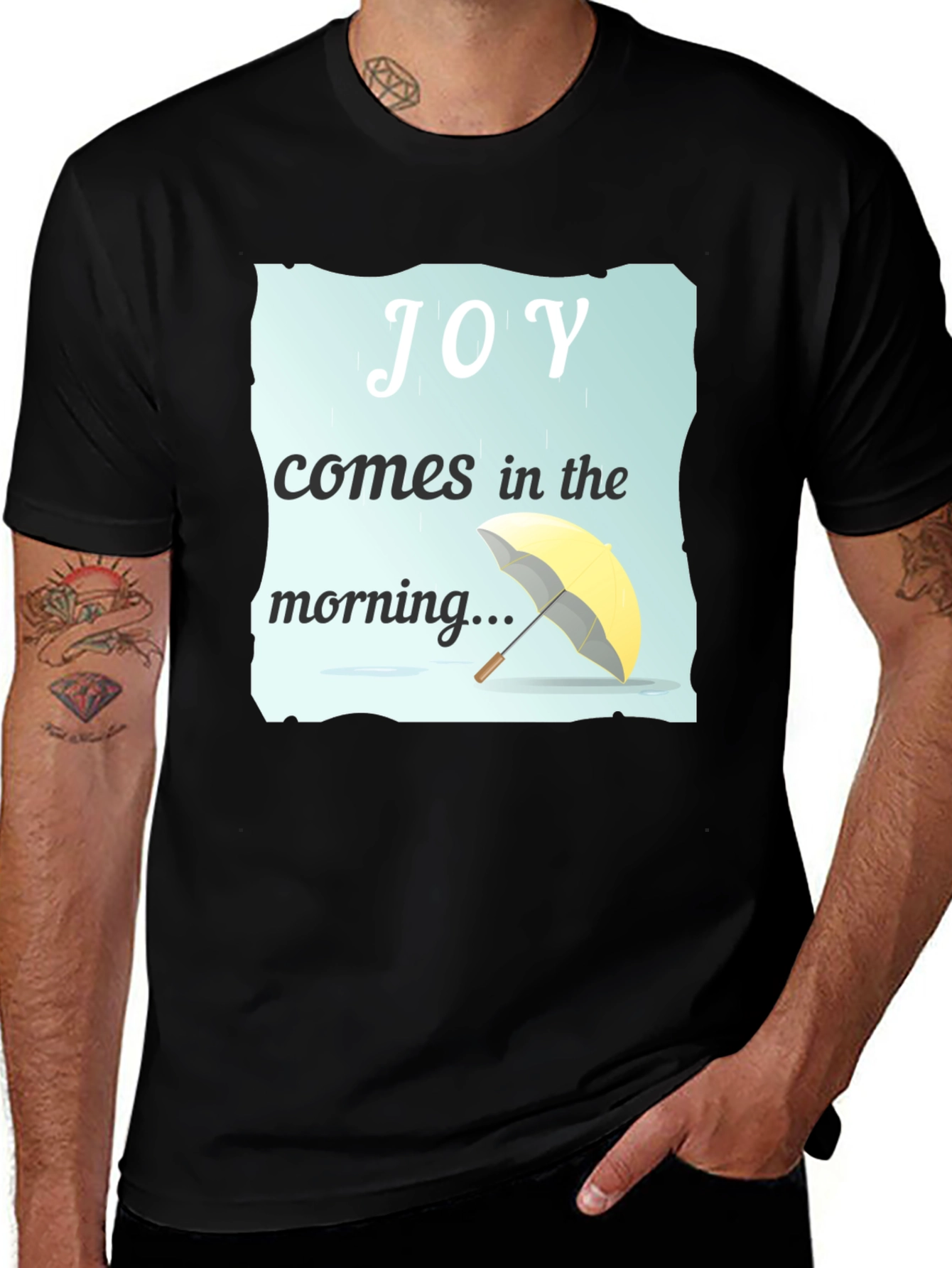 Joy Comes in the Morning T-Shirt - Unisex Crew Neck