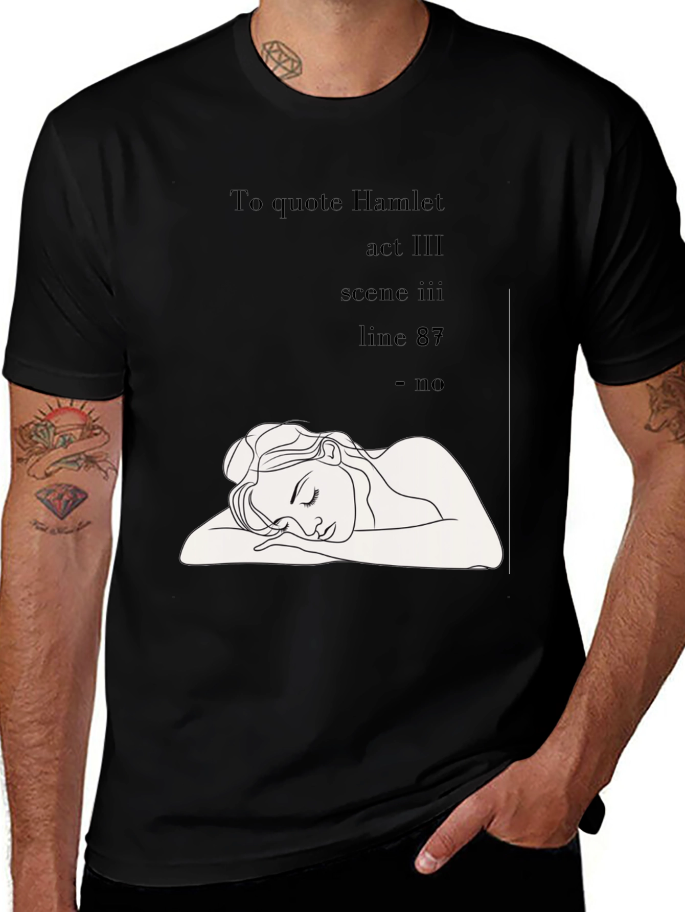 Variant 15 of Hamlet Quote Graphic Tee