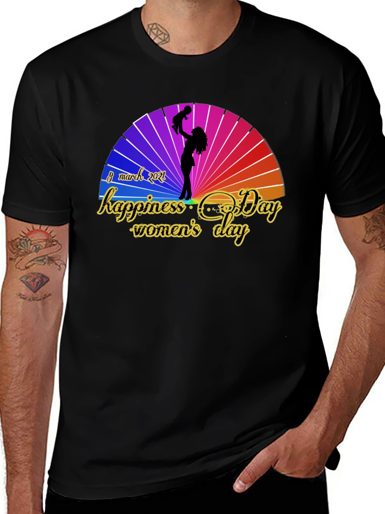 Women's Day T-shirt - Happiness Day
