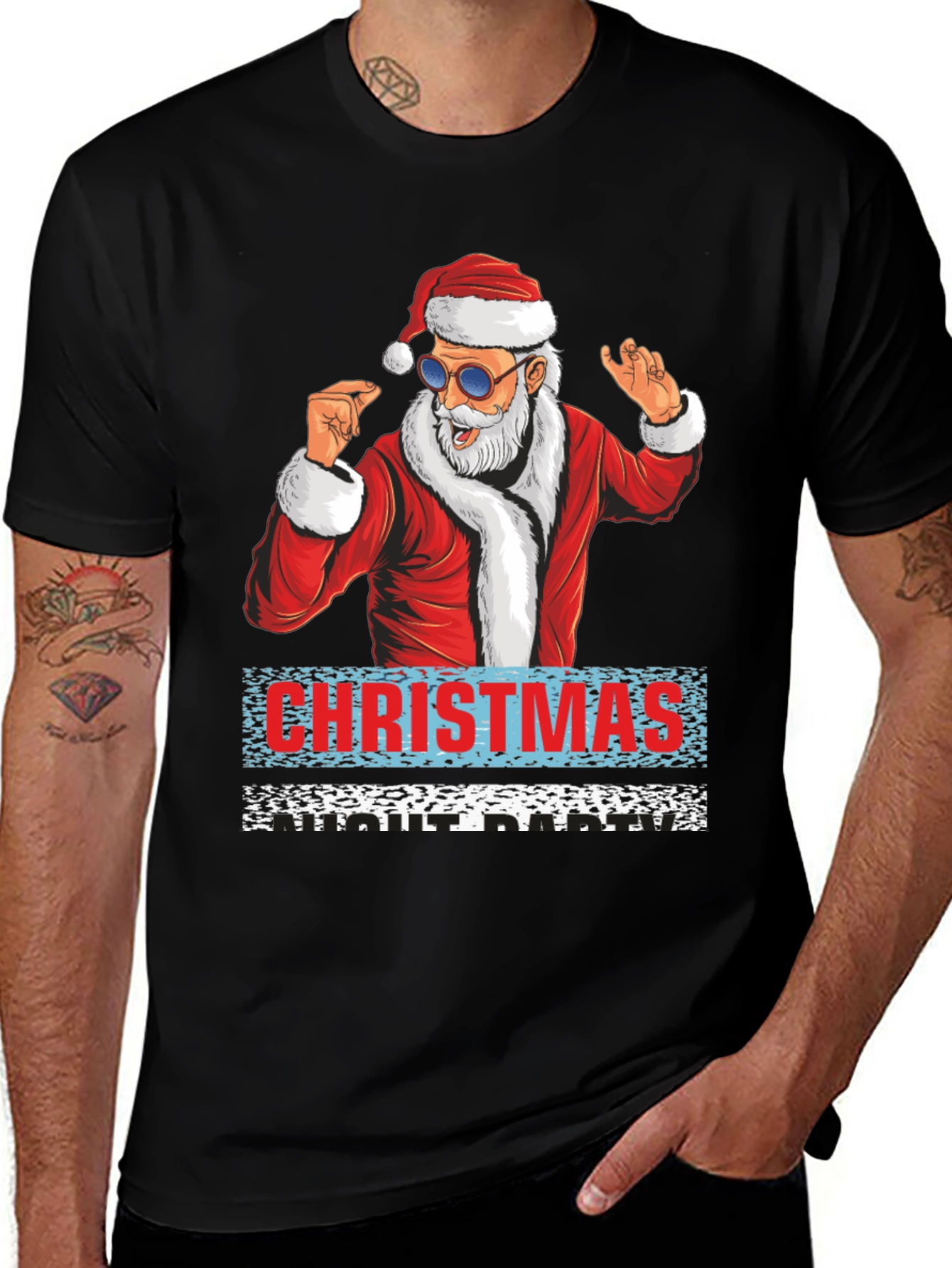Santa Christmas Adult Party T-Shirt
