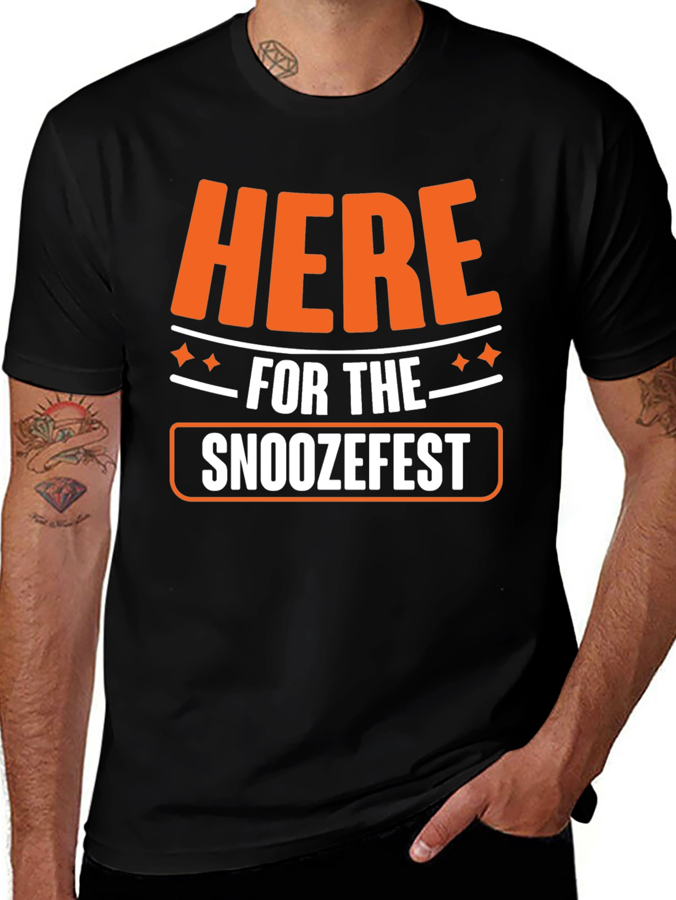 Variant 17 of Here for the Snoozefest Graphic Tee