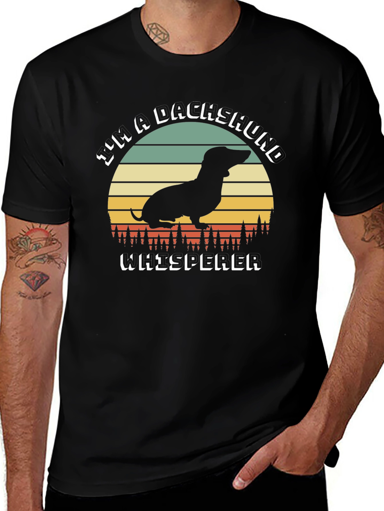 Dachshund Whisperer Graphic Tee - Dog Lover T-Shirt