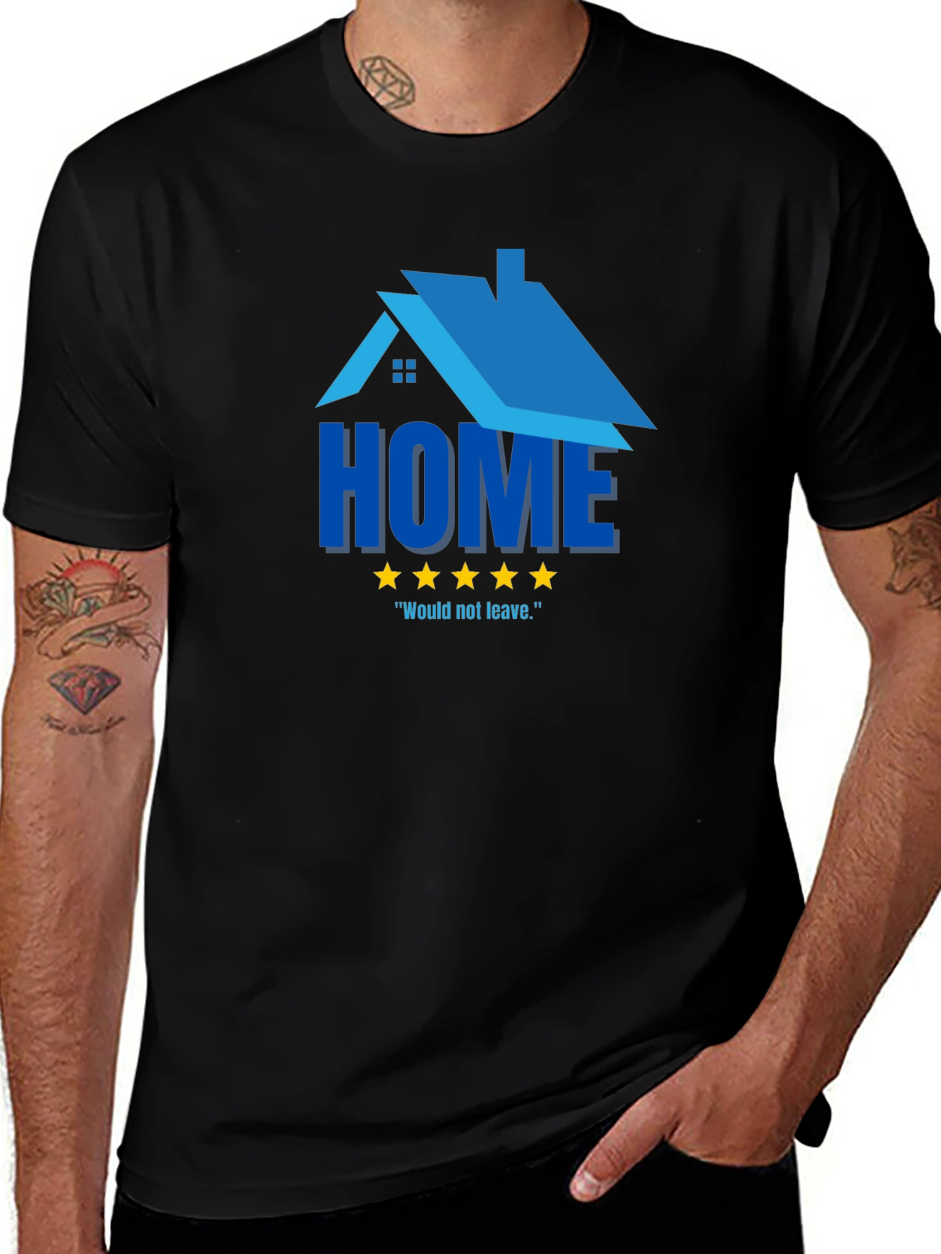 Variant 26 of Home Five Stars T-Shirt - Cozy & Comfy Tee