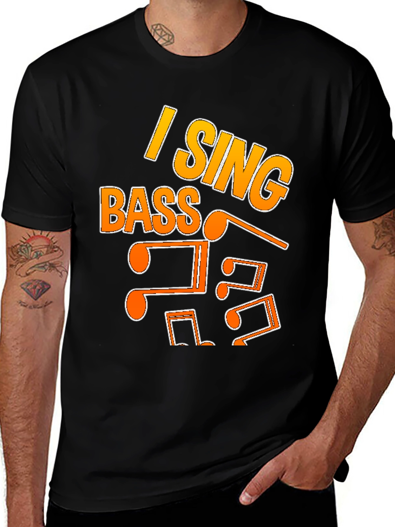 I Sing Bass T-Shirt - Music Lover Tee