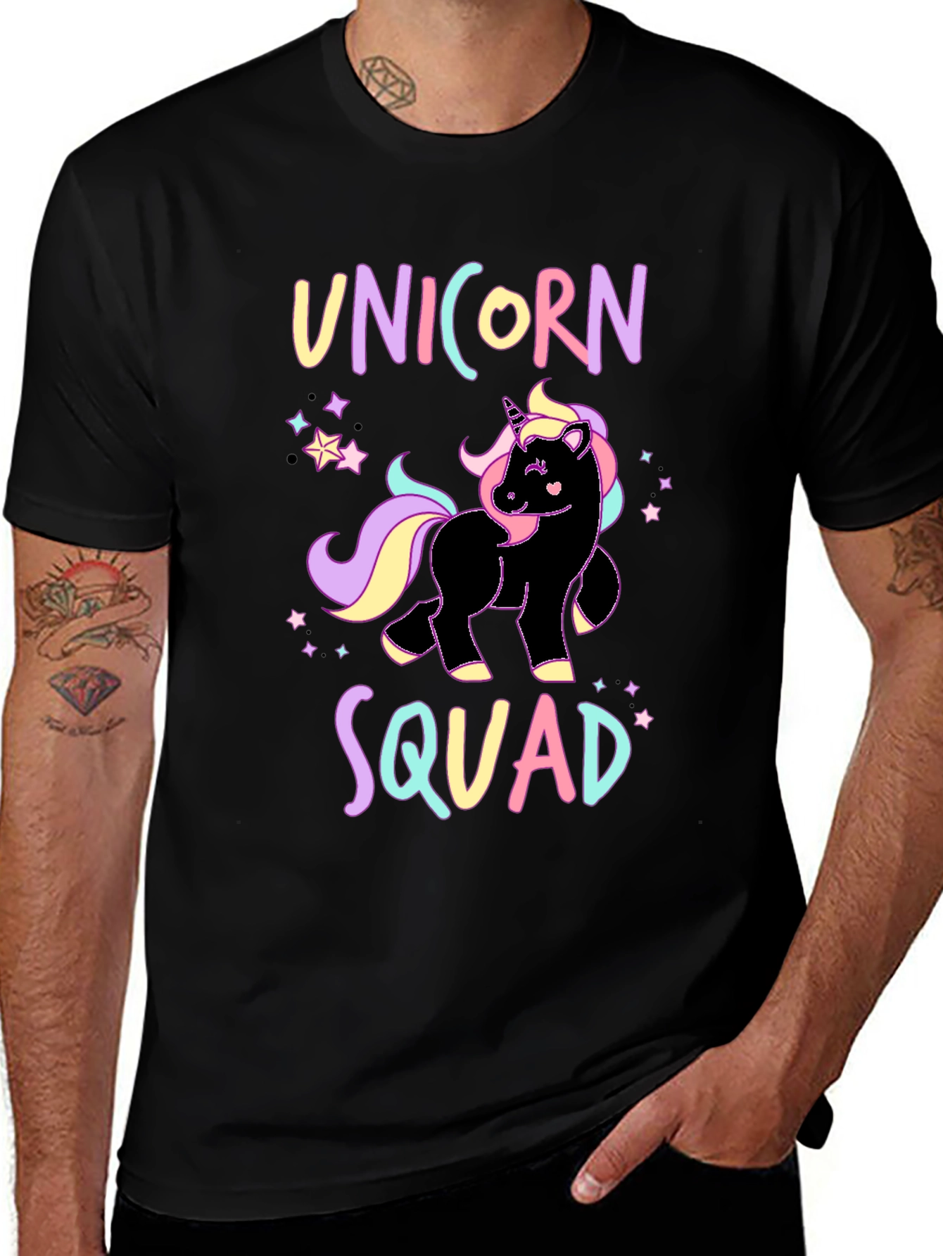 Variant 11 of Unicorn Squad T-Shirt - Cute Graphic Tee