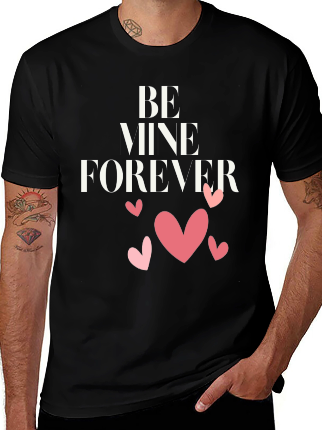 Variant 24 of Be Mine Forever Graphic Tee - Valentine's Day Shirt