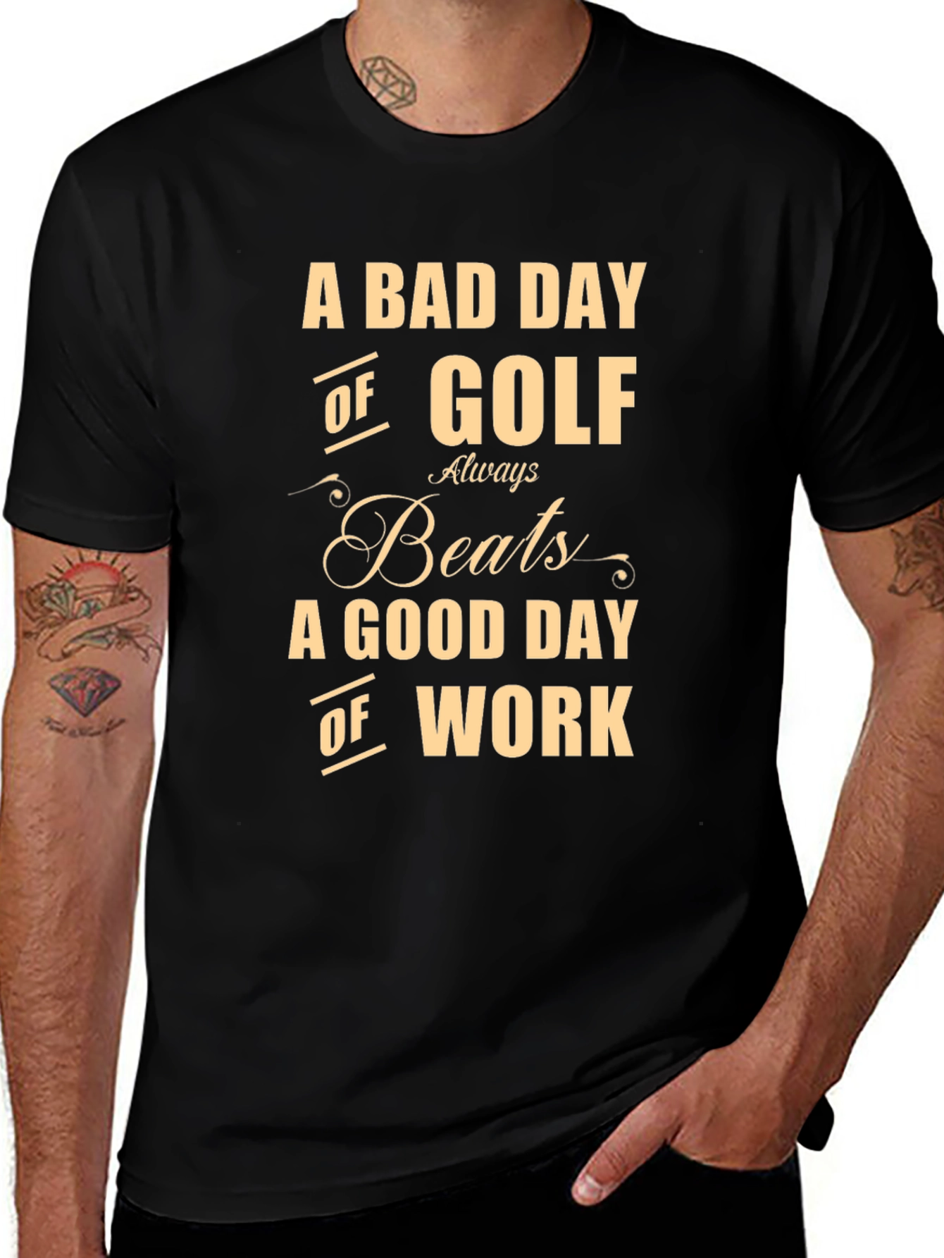 Variant 7 of Golf Lover Tee: A Bad Day of Golf T-Shirt