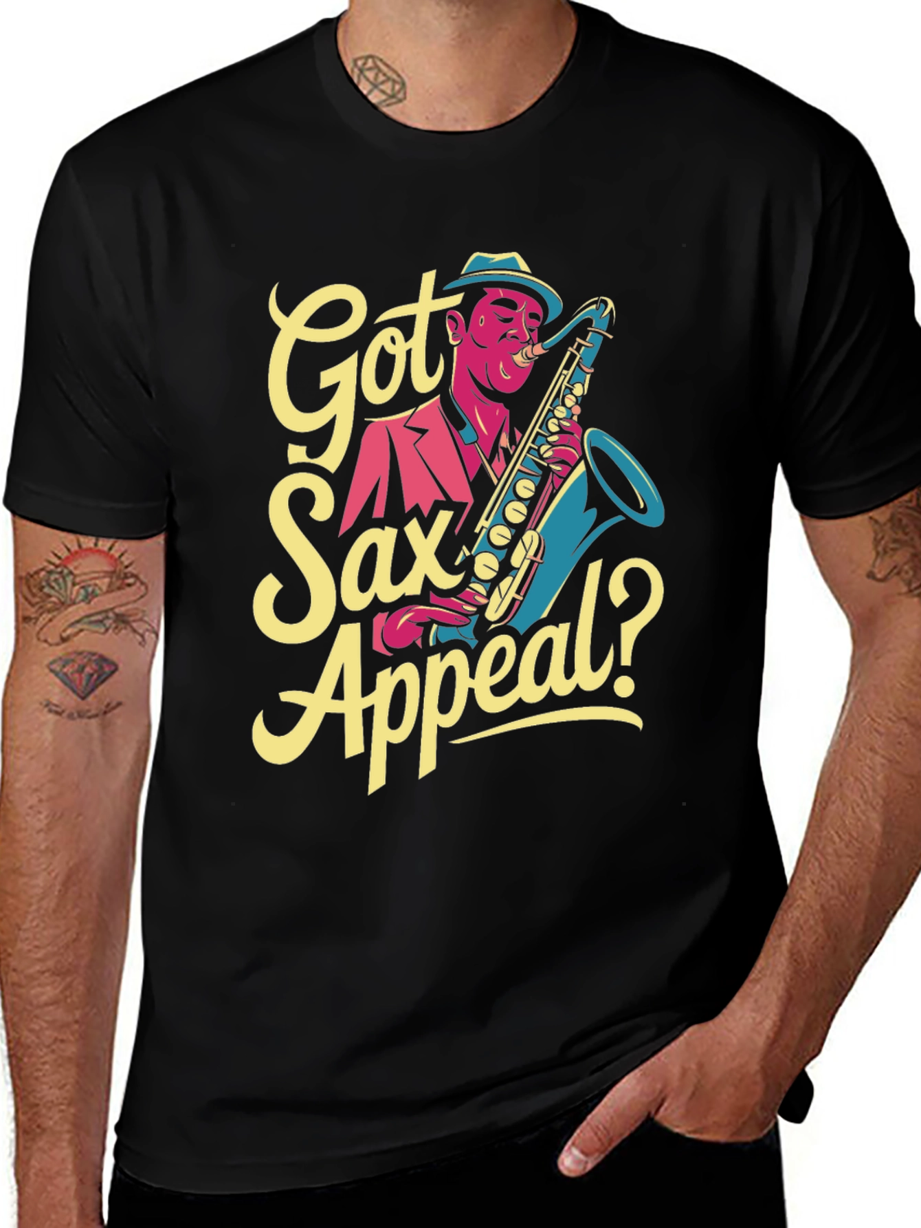 Variant 20 of Got Sax Appeal? T-Shirt - Cool Musician Tee