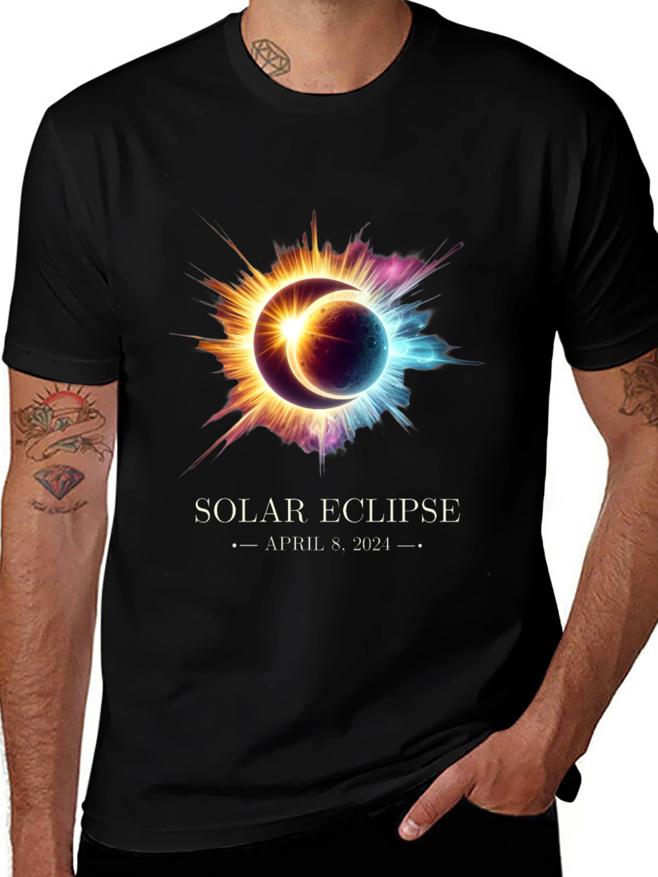 Variant 18 of Solar Eclipse 2024 T-Shirt - April 8th