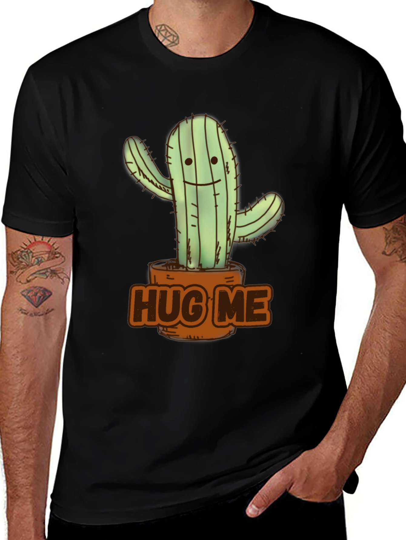 Variant 29 of Cactus Hug Me Graphic T-Shirt