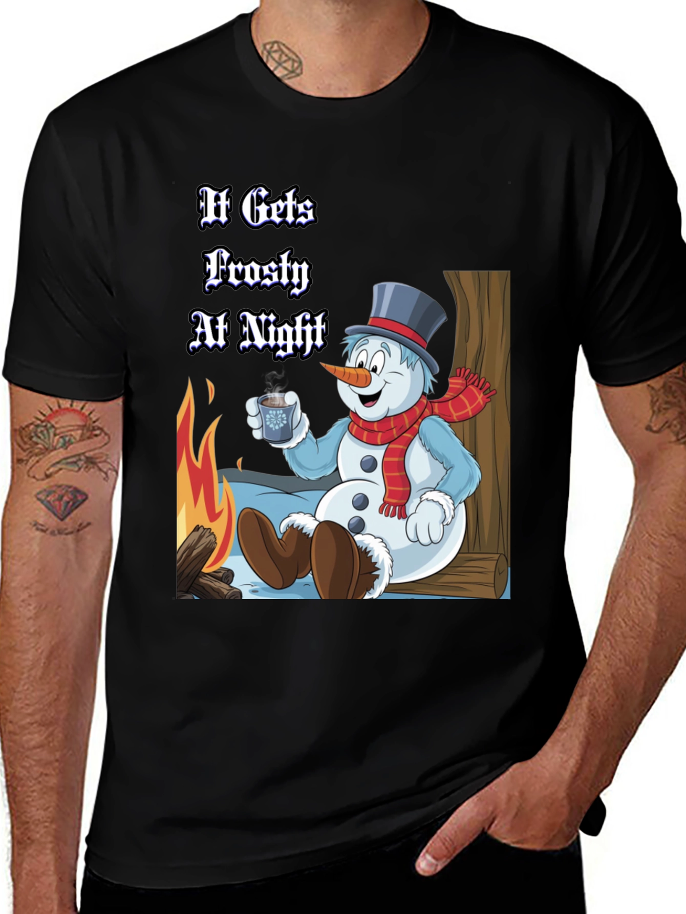 Variant 12 of Frosty Night Holiday T-Shirt