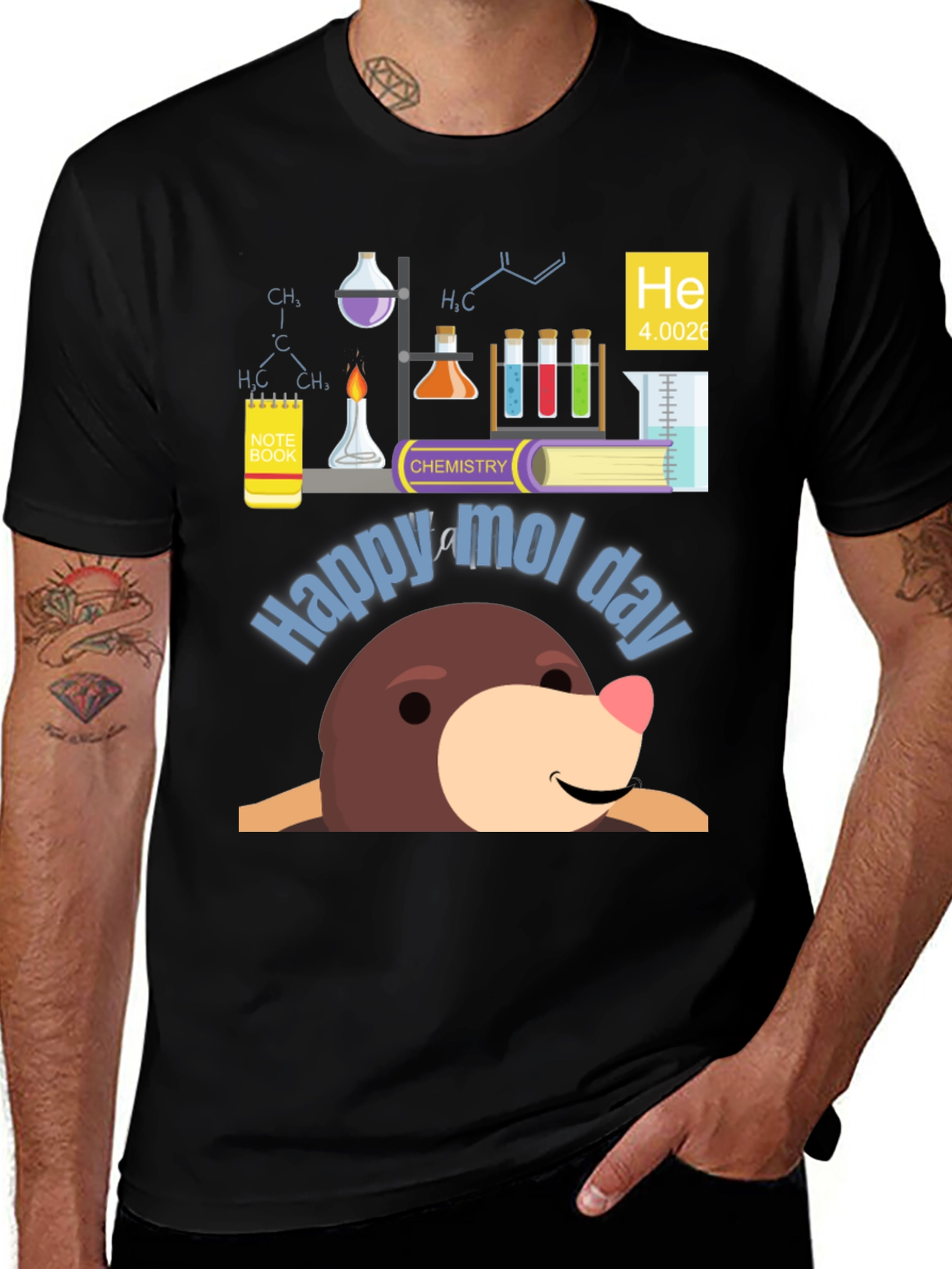 Variant 30 of Happy Mol Day Science T-Shirt
