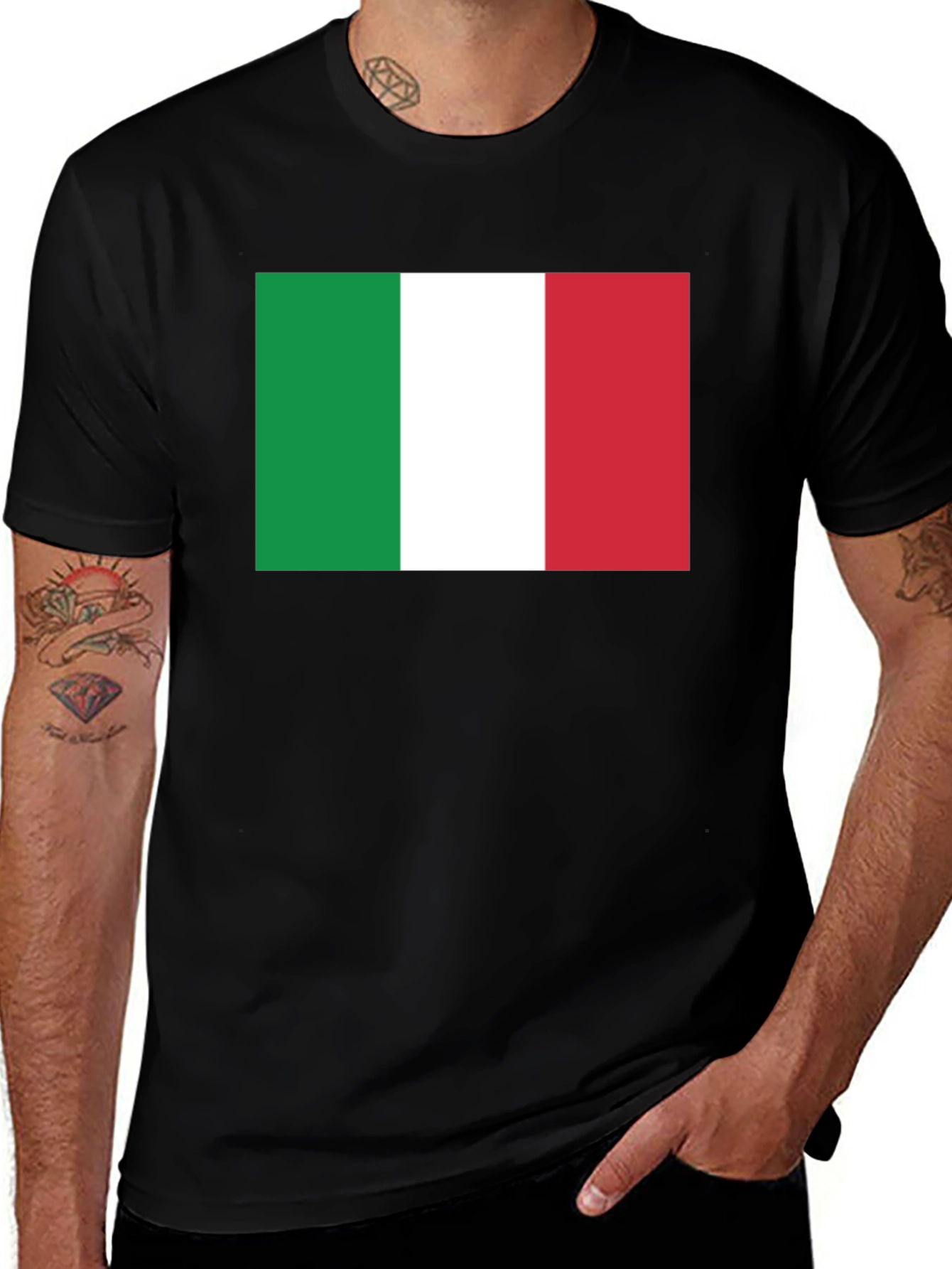 Italian Flag T-Shirt - Show Your Pride!