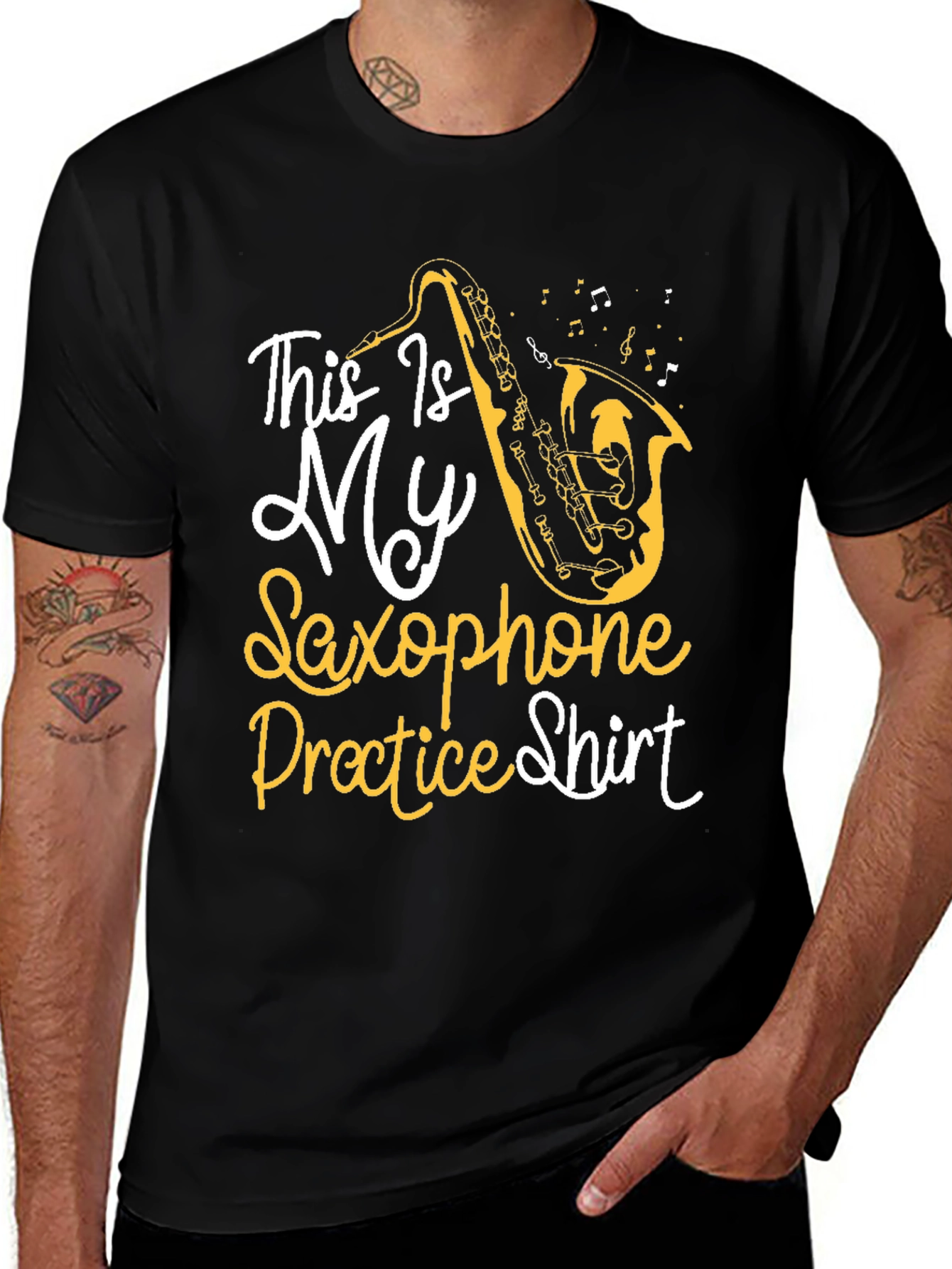 Variant 11 of Saxophone Practice Shirt - Musician Tee