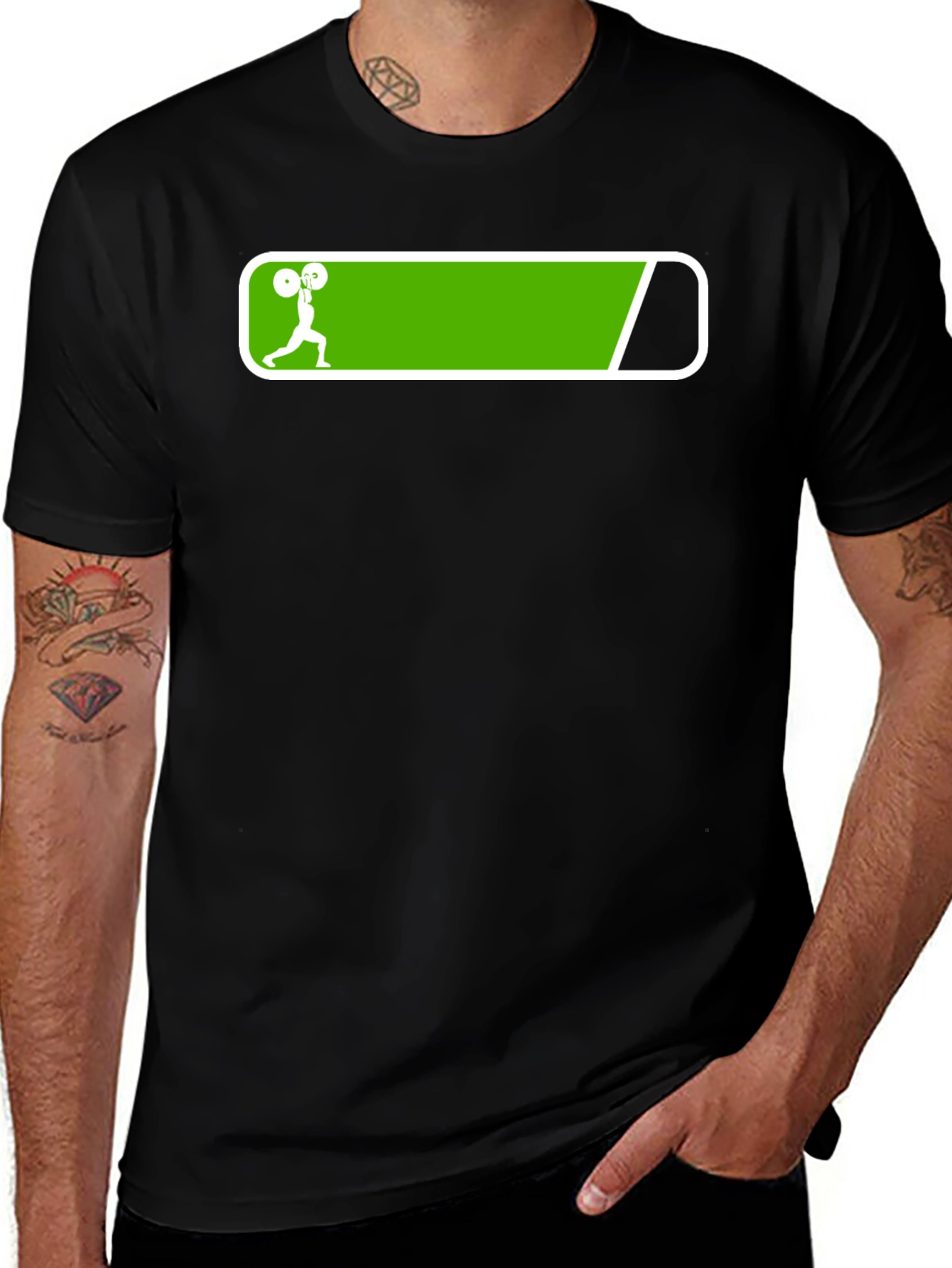 Weightlifting Power Bar T-Shirt