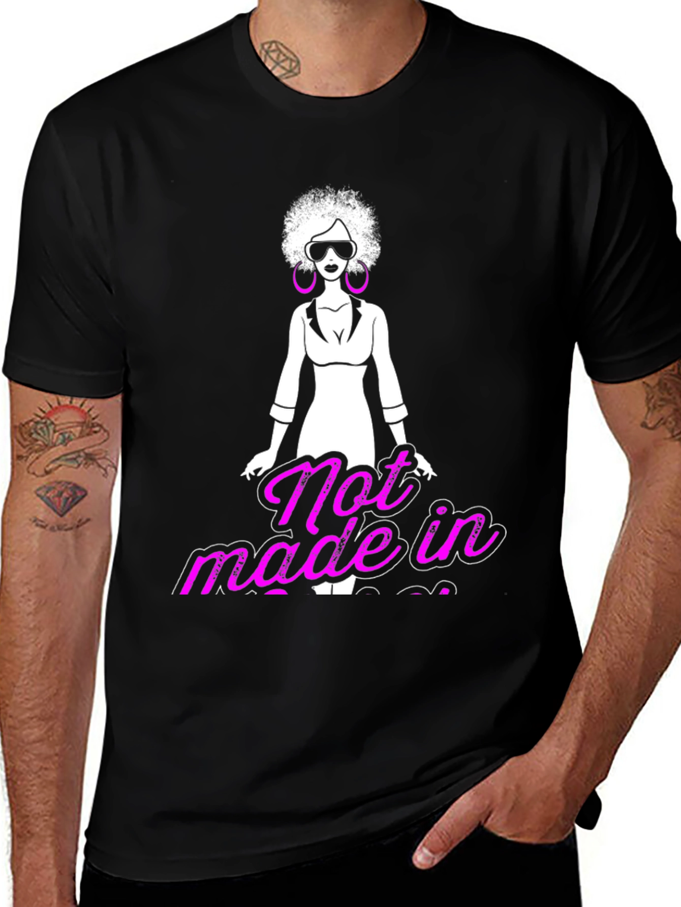 Variant 18 of Not Made In Tee - Stylish Graphic Novelty T-Shirt