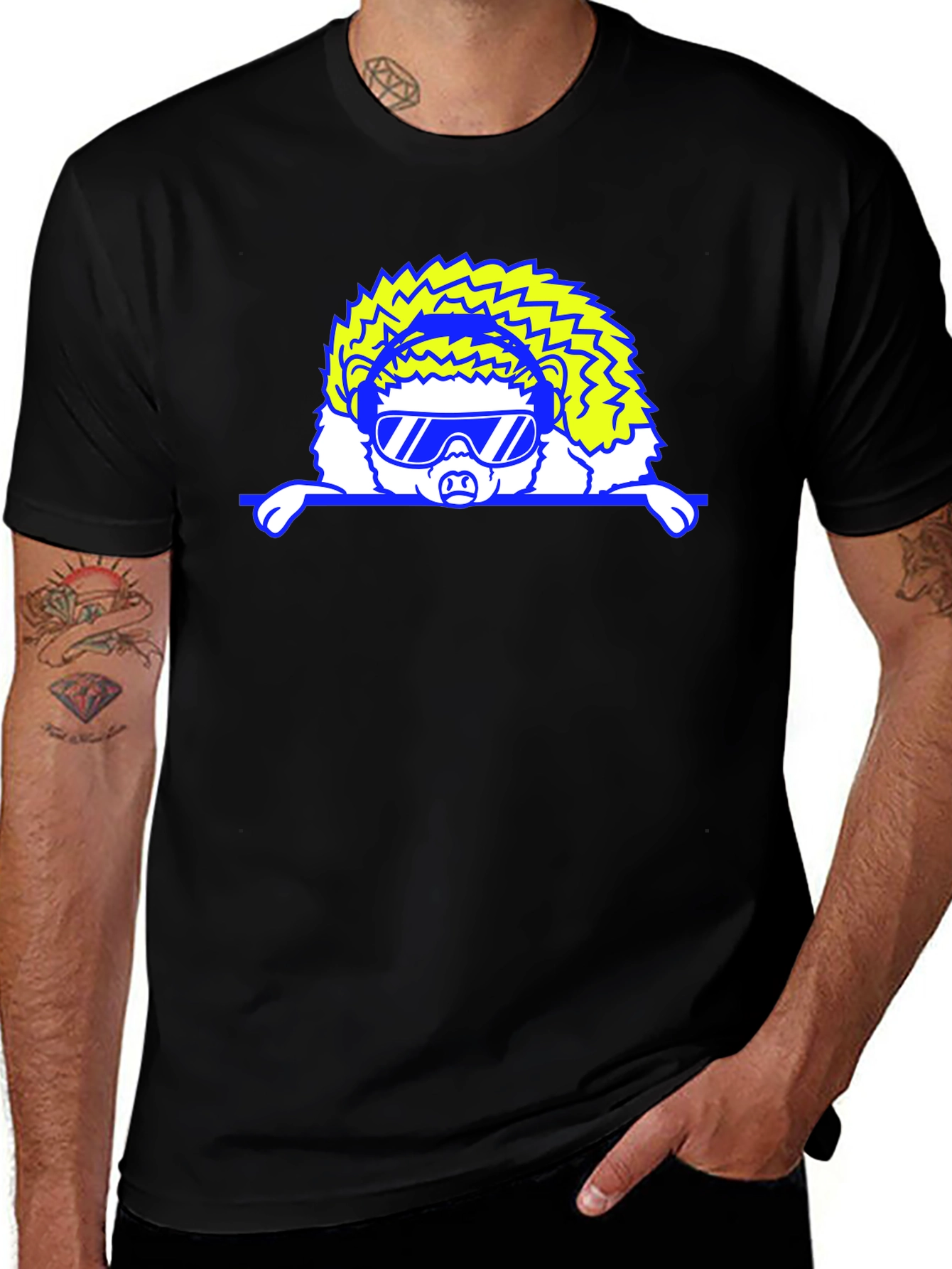 Variant 8 of Cool Hedgehog T-Shirt