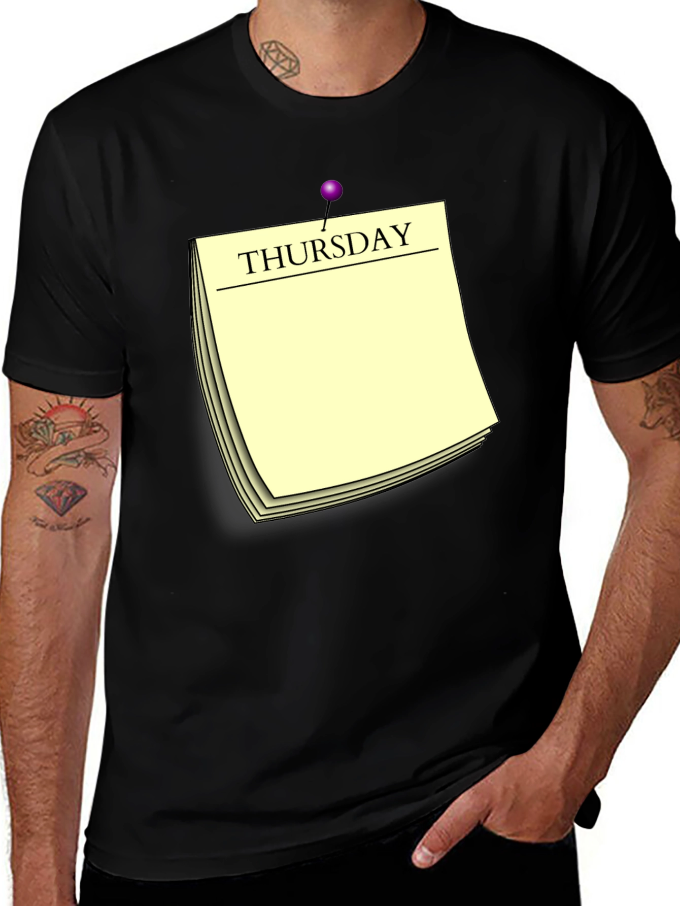 Thursday Reminder T-Shirt - Black