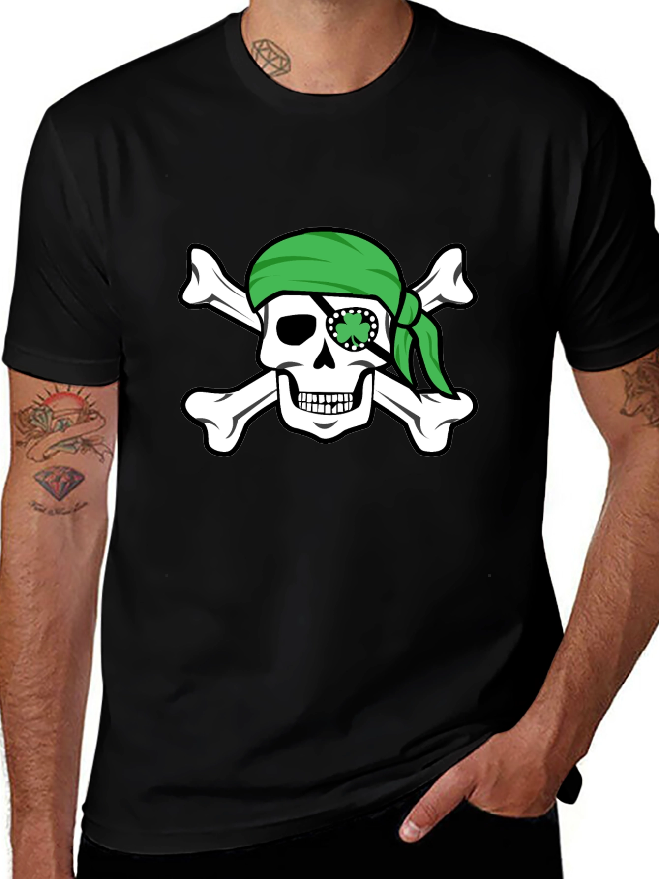 Variant 18 of Skull & Crossbones Pirate T-Shirt