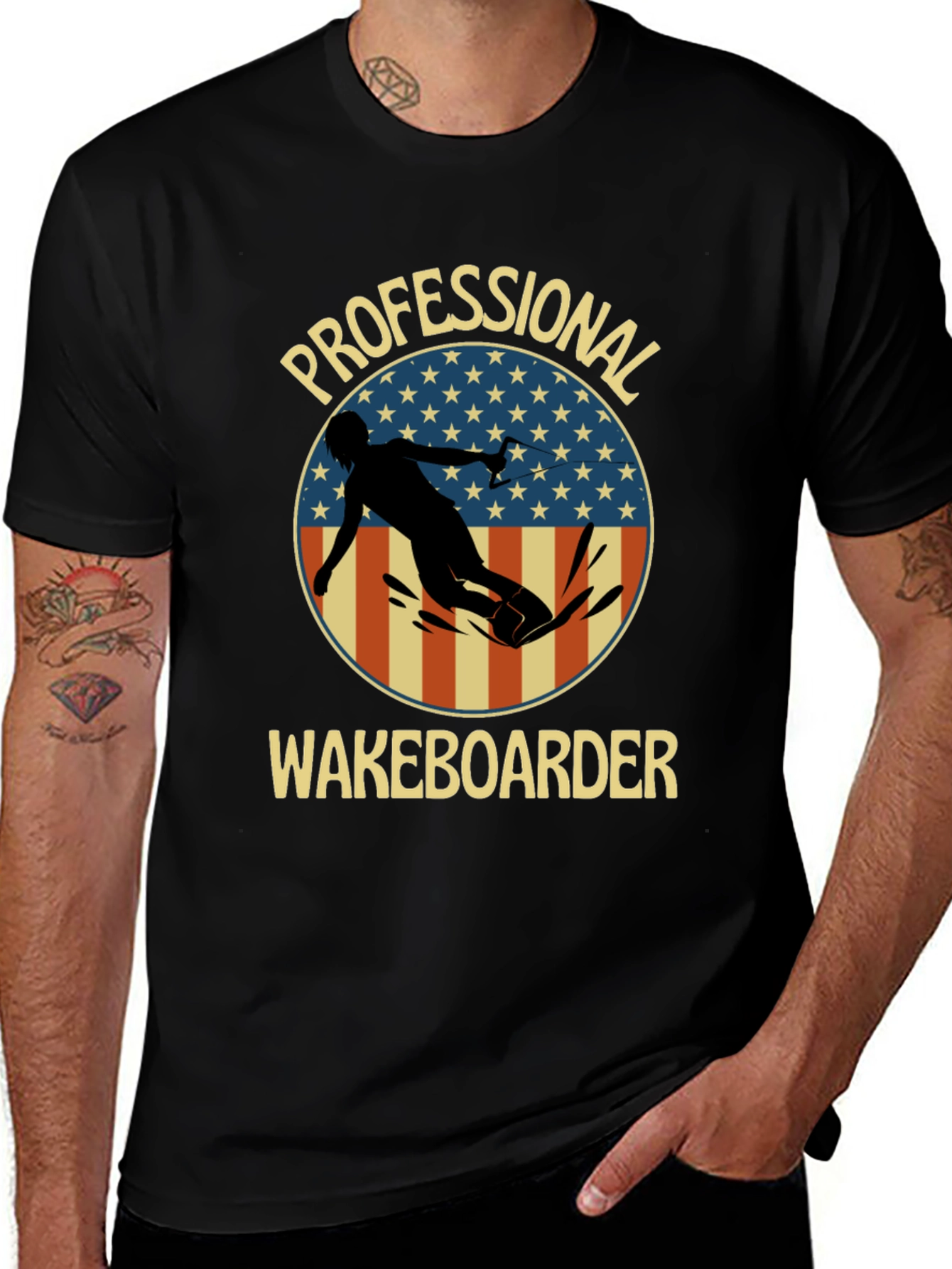 Variant 14 of Professional Wakeboarder Graphic T-Shirt