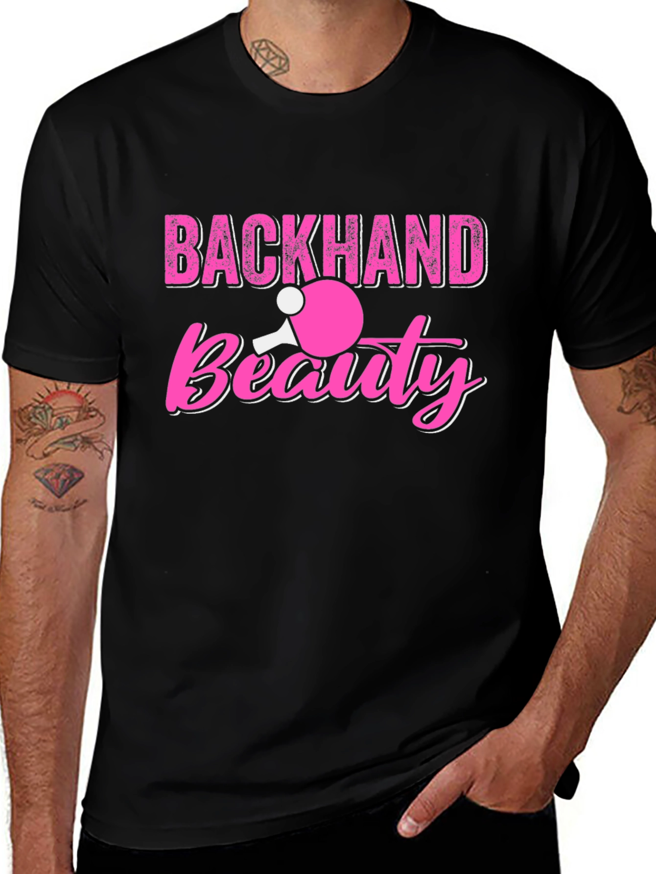 Variant 8 of Backhand Beauty T-Shirt Table Tennis